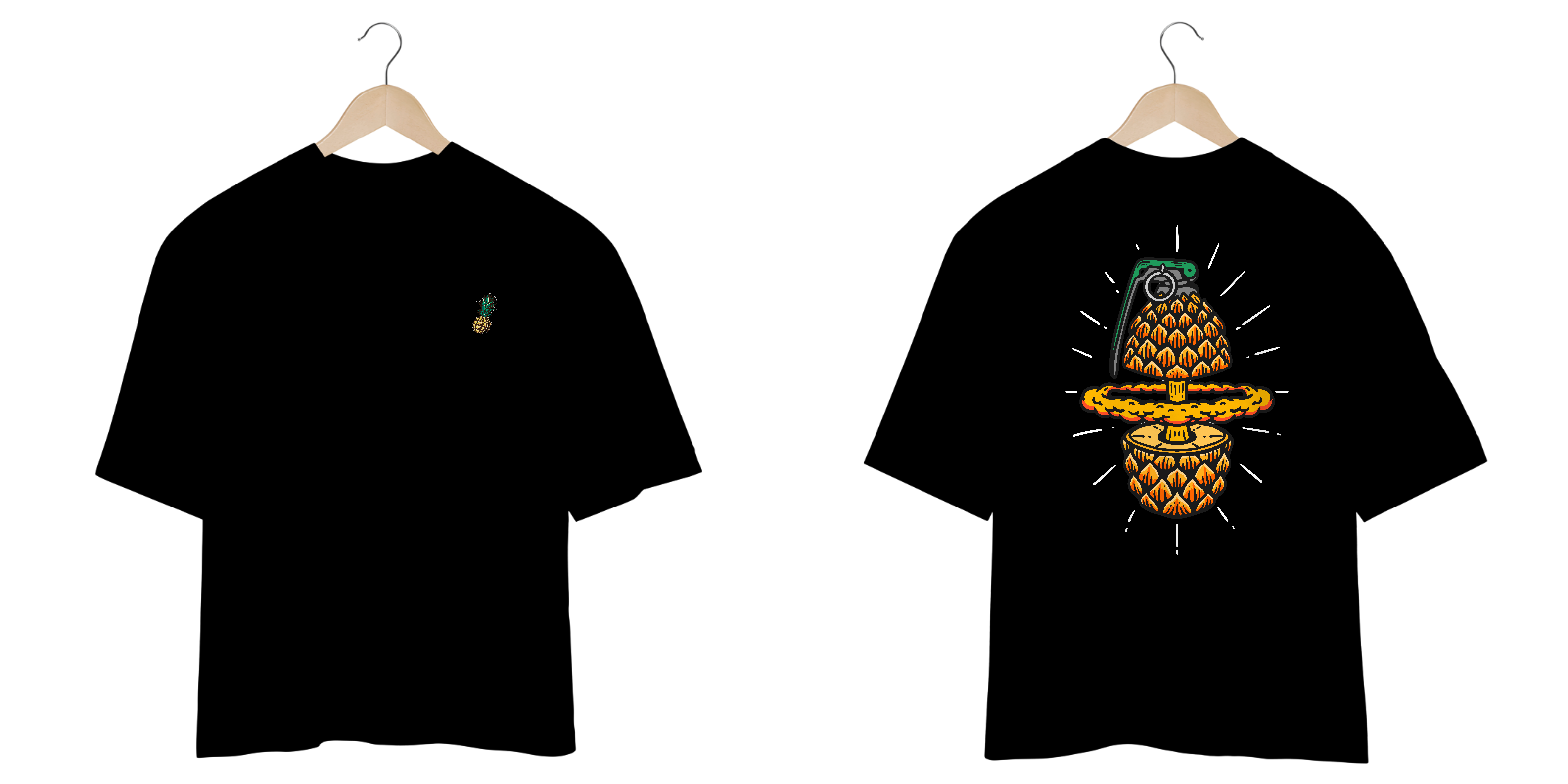 Camiseta Explosive Pineapple - OVERSIZED