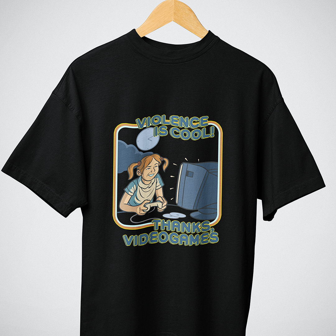 Camiseta Violence is Cool - OVERSIZED