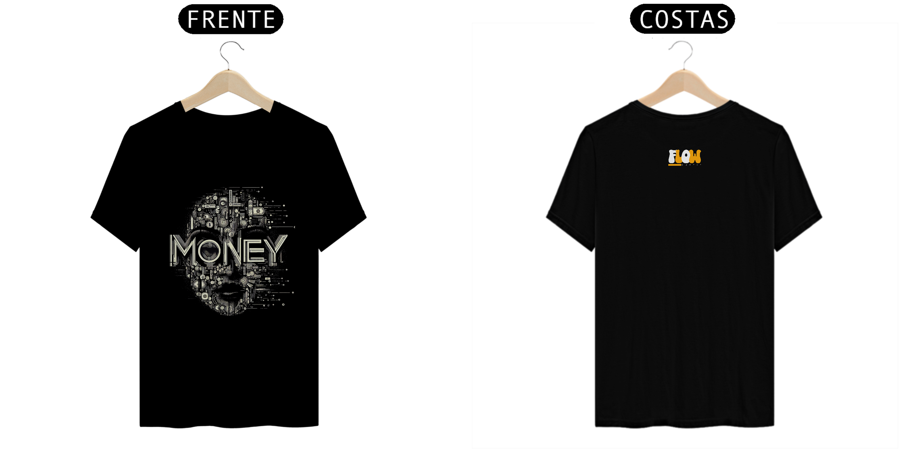 Camiseta Money Estampa na Frente