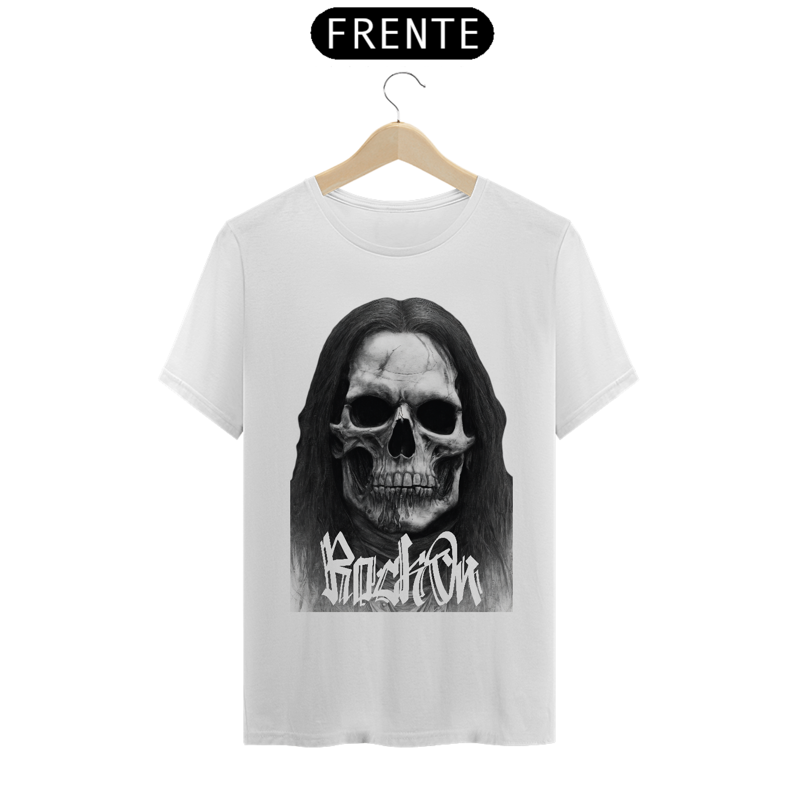 Camiseta Reta Ozzy Skull