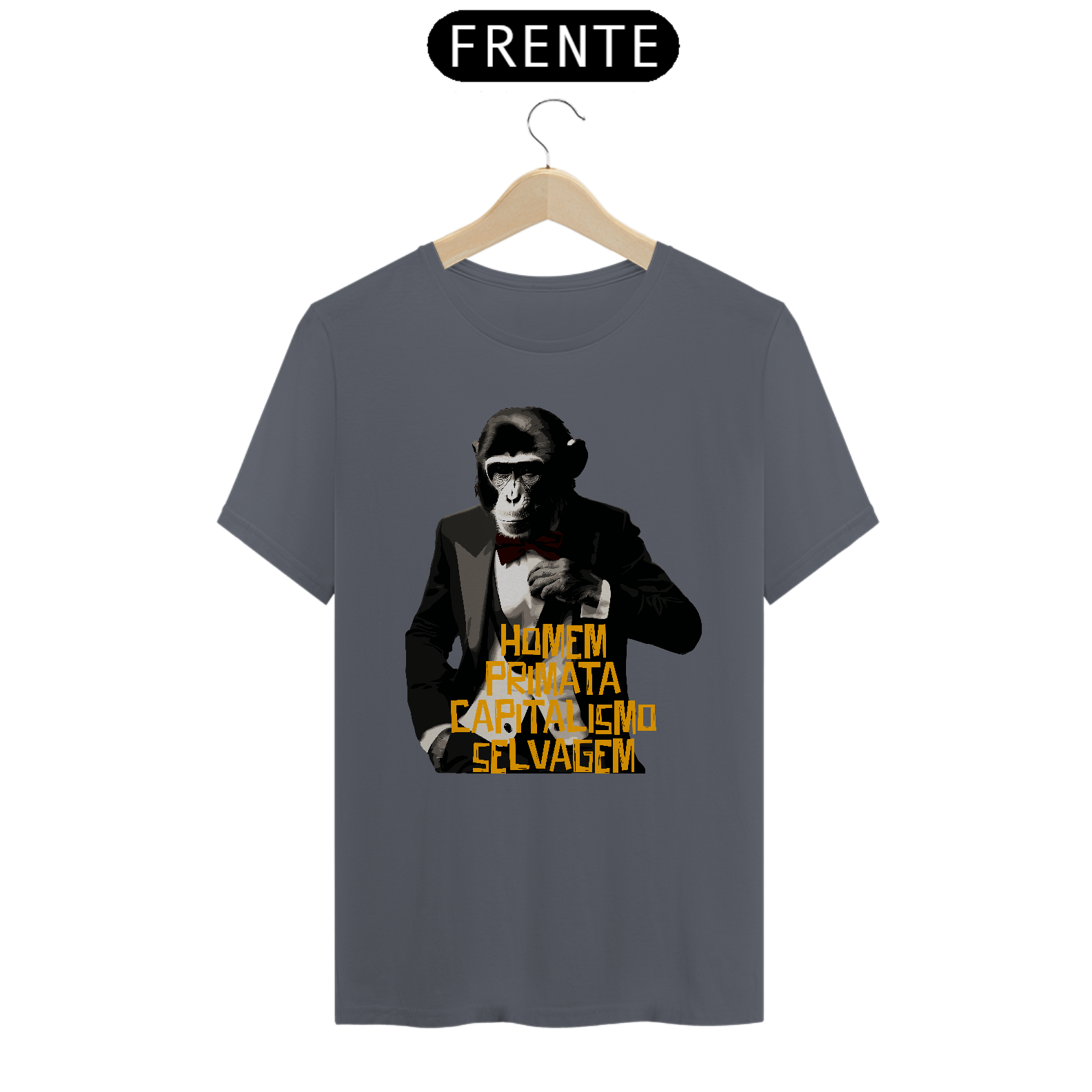 Camiseta Reta Homem Primata