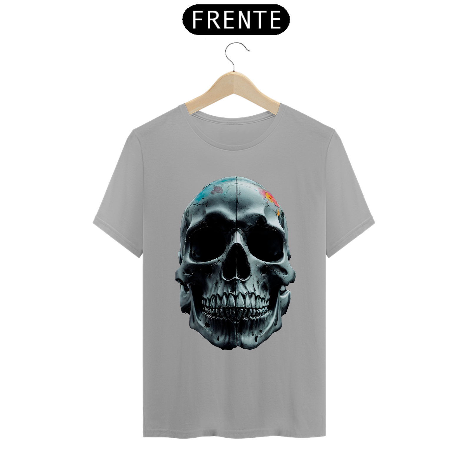 Camiseta Reta Skull