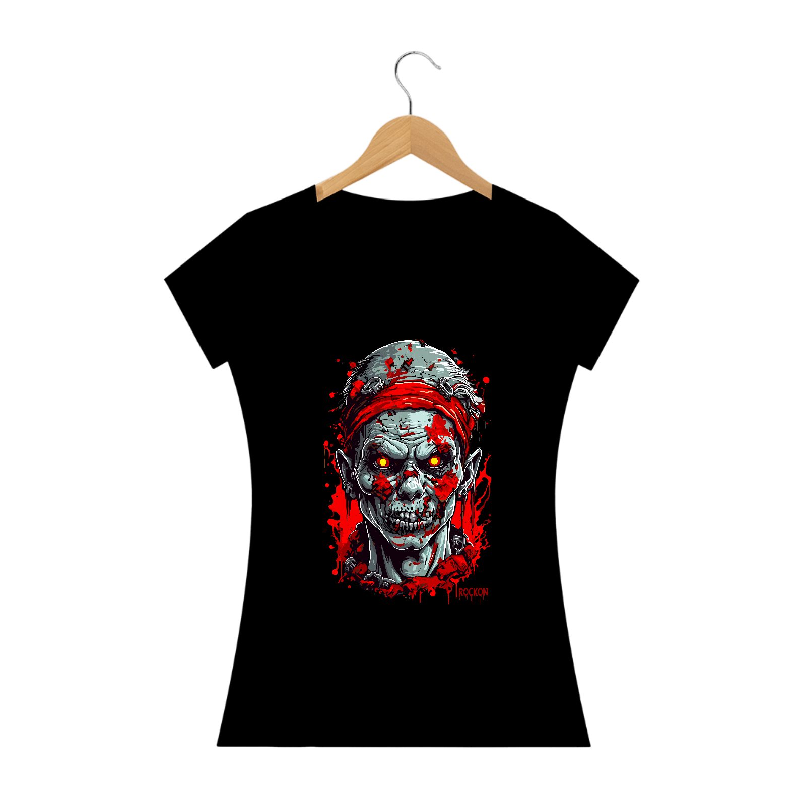 Camiseta Feminina Zombie 