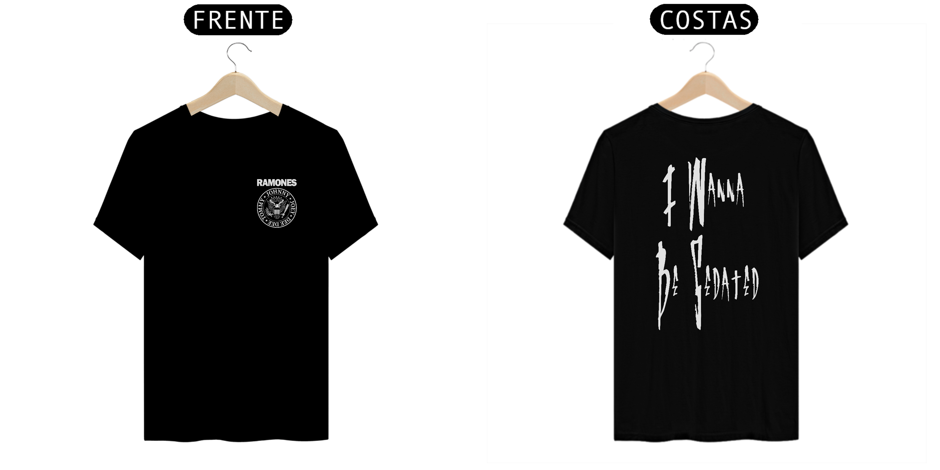 Camiseta Reta I Wanna Be Sedated