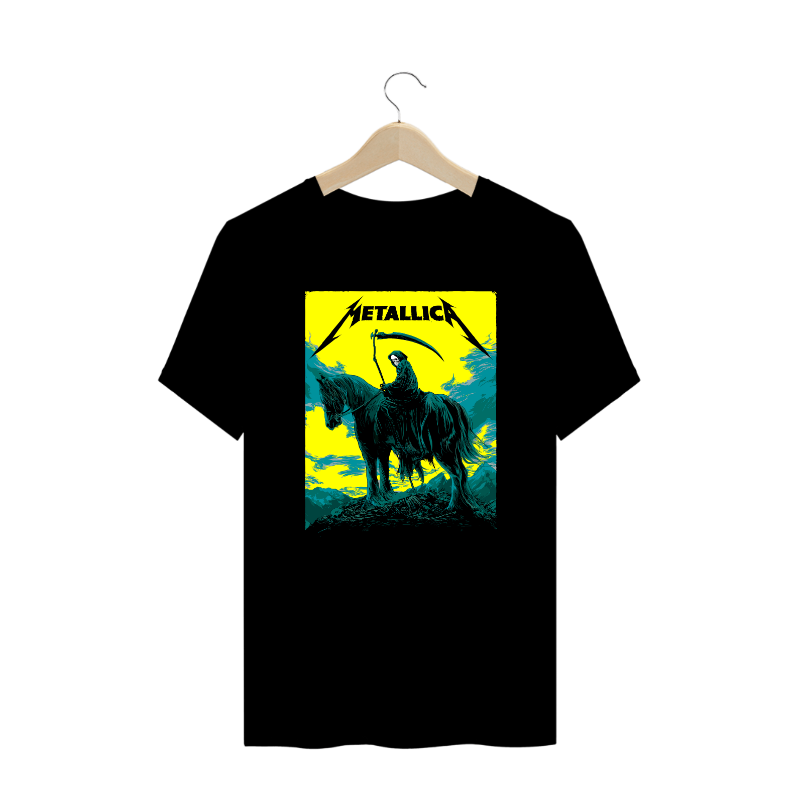 Camiseta Plus Size Metallica (Death)