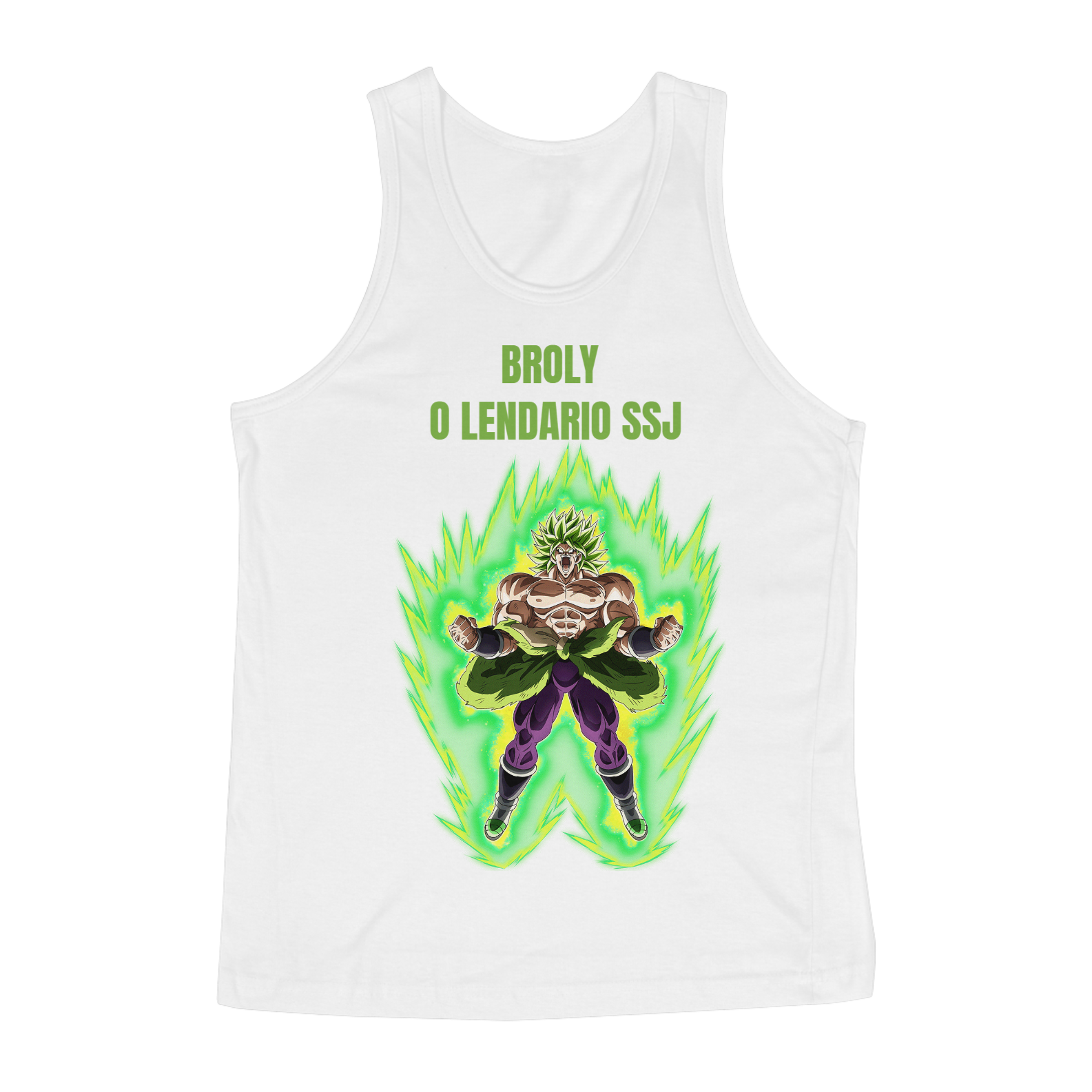 Camisa regata do Broly o Lendario SSJ