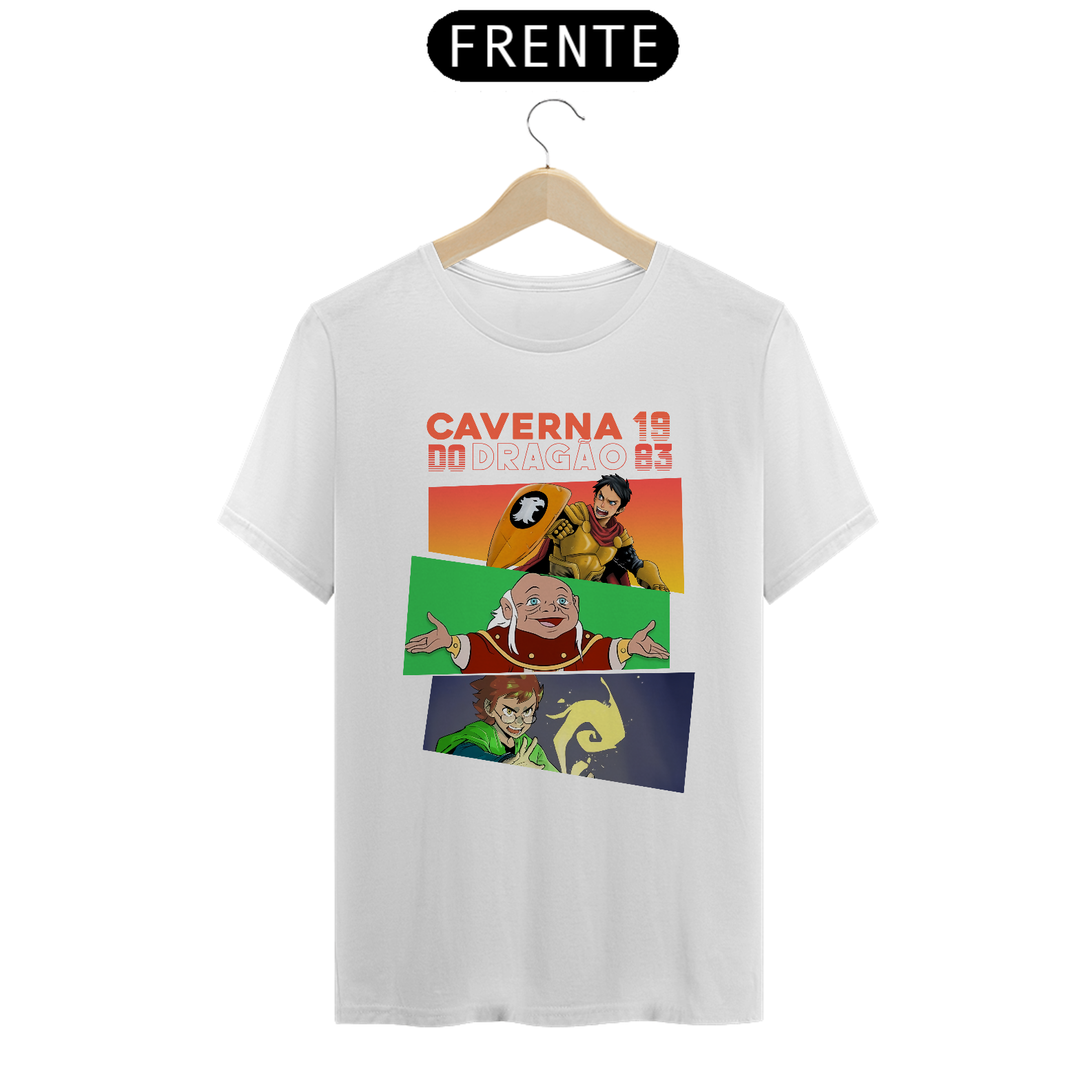 CAMISETA - CAVERNA DO DRAGÃO - NOSTALGIA