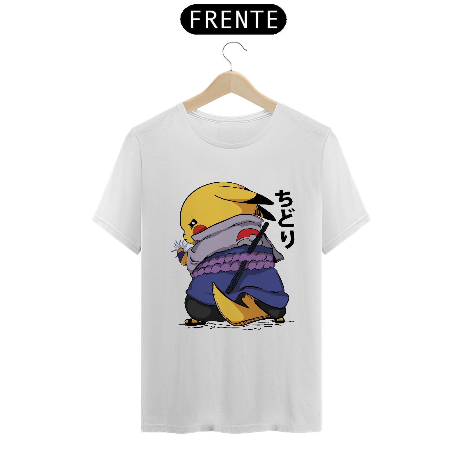 CAMISETA POKEMÓN - PIKACHU - NARUTO