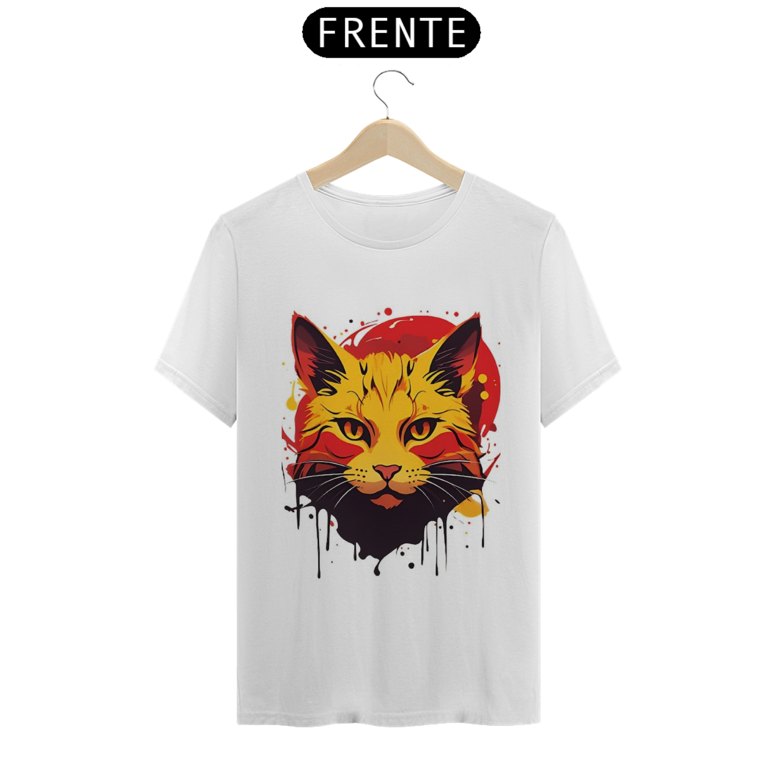 Nome do produto  Camiseta Gato Galáctico