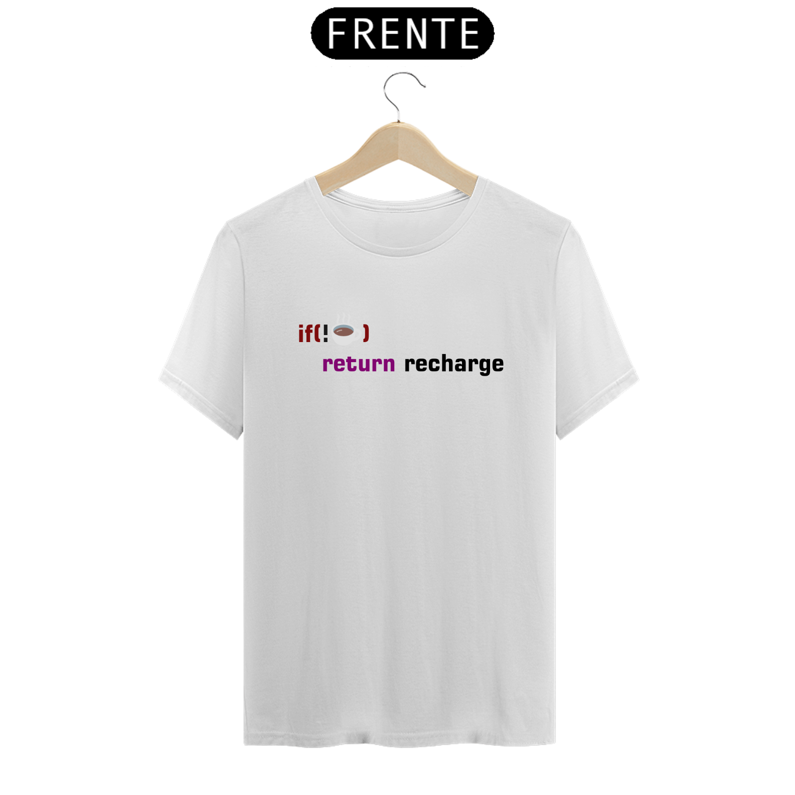 Camiseta Geek - return recharge