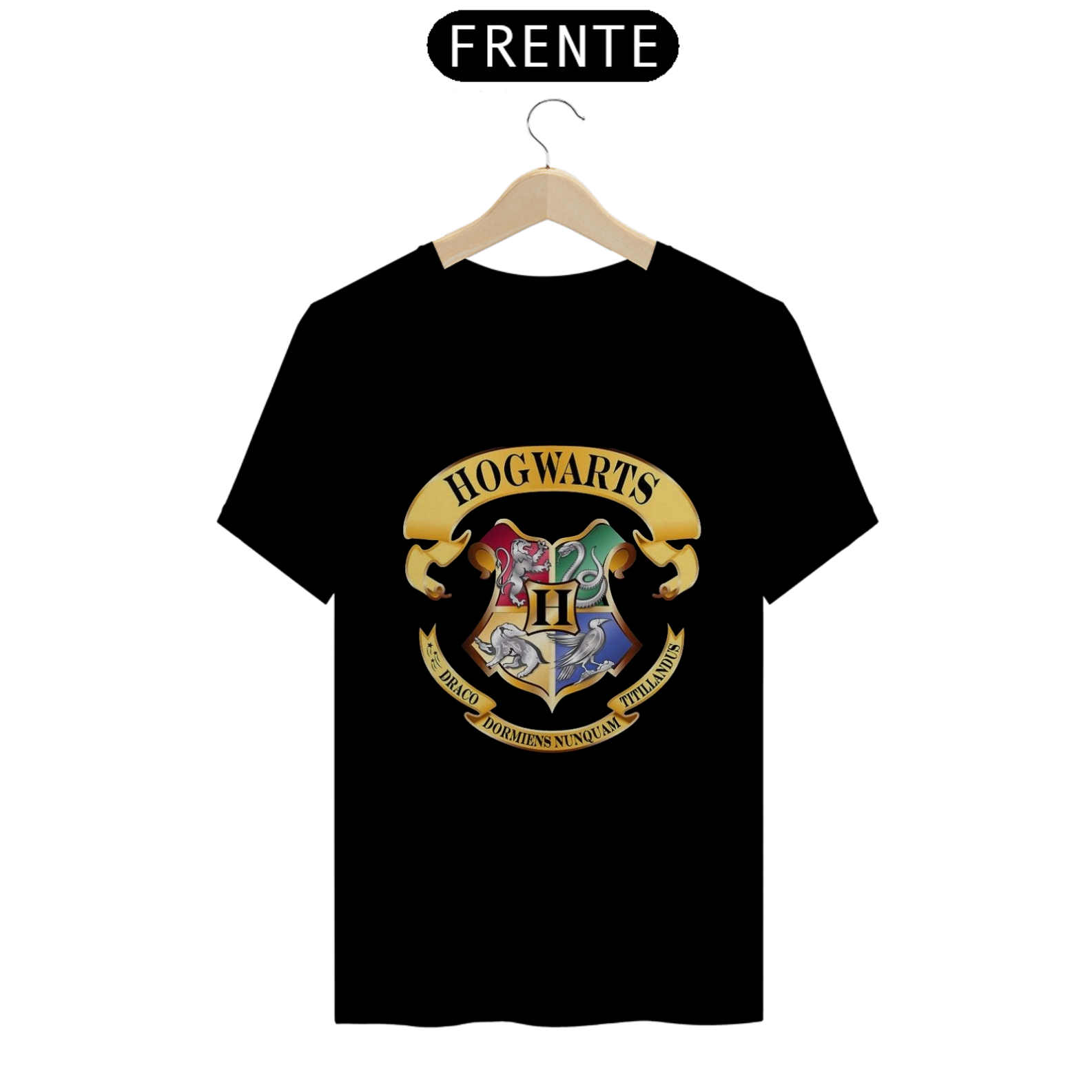 T-Shirt Clássica TEMÁTICA Hogwarts