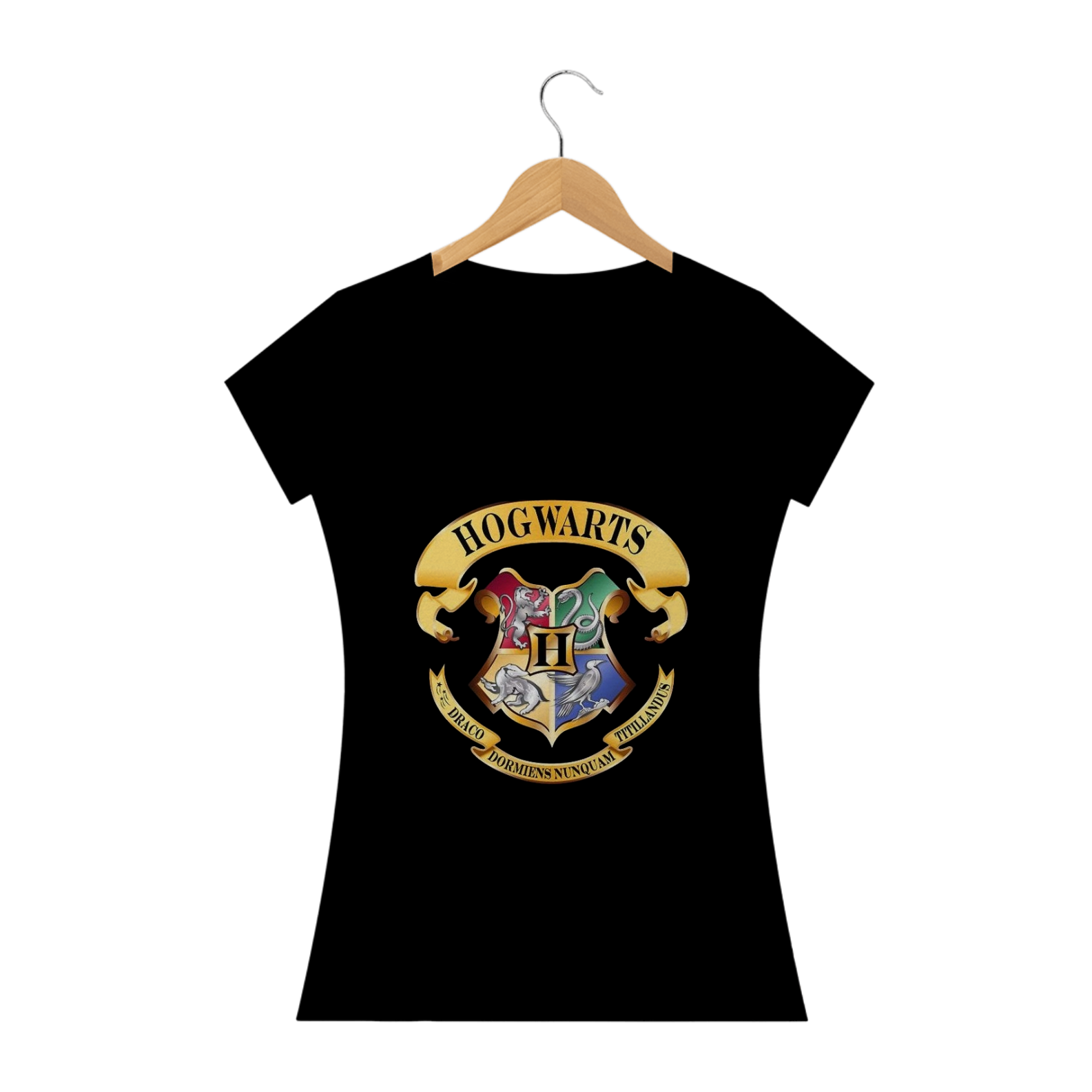 T-Shirt FEMININA - TEMÁTICA Hogwarts