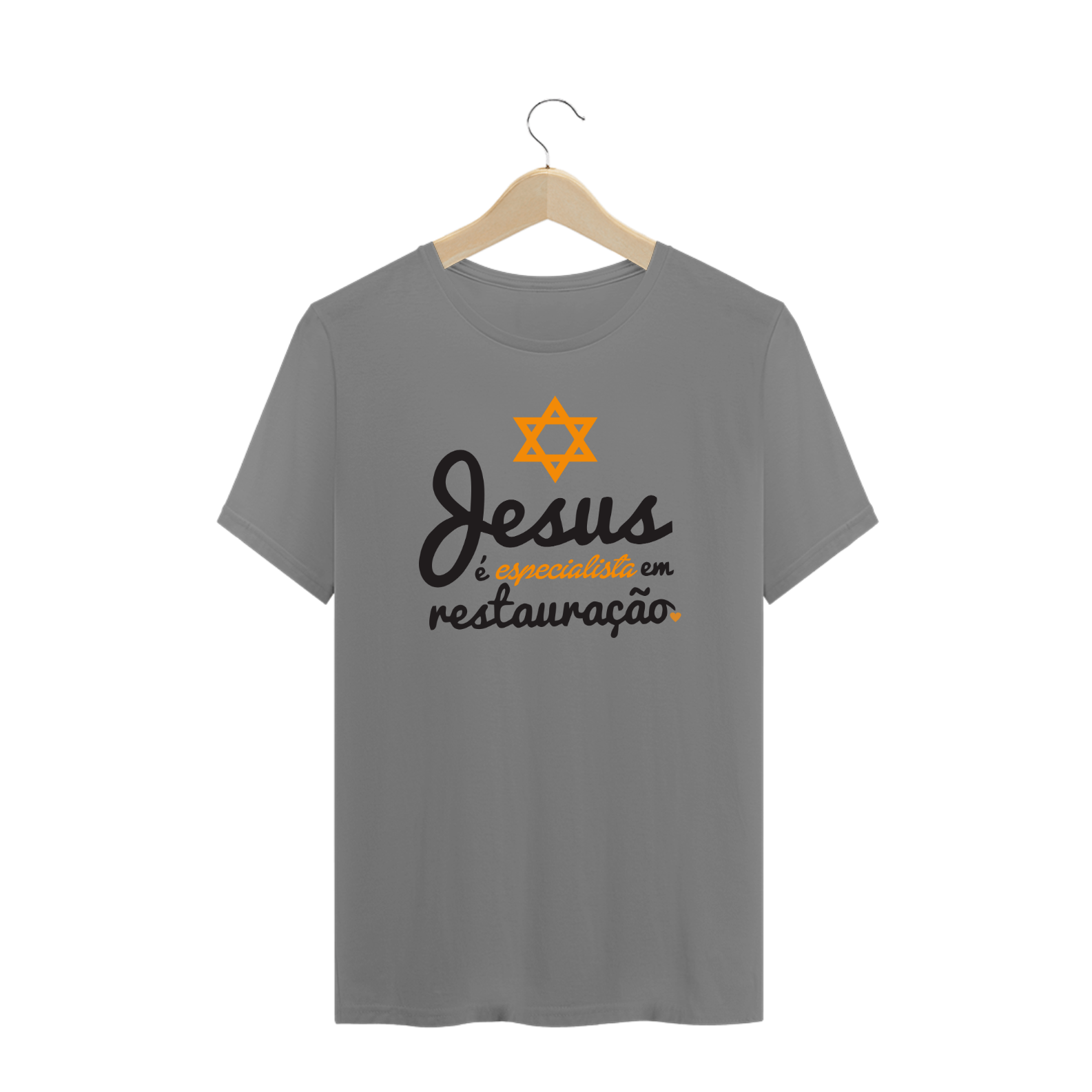 Camiseta Reino Sagrado Jesus é especialista em restauração
