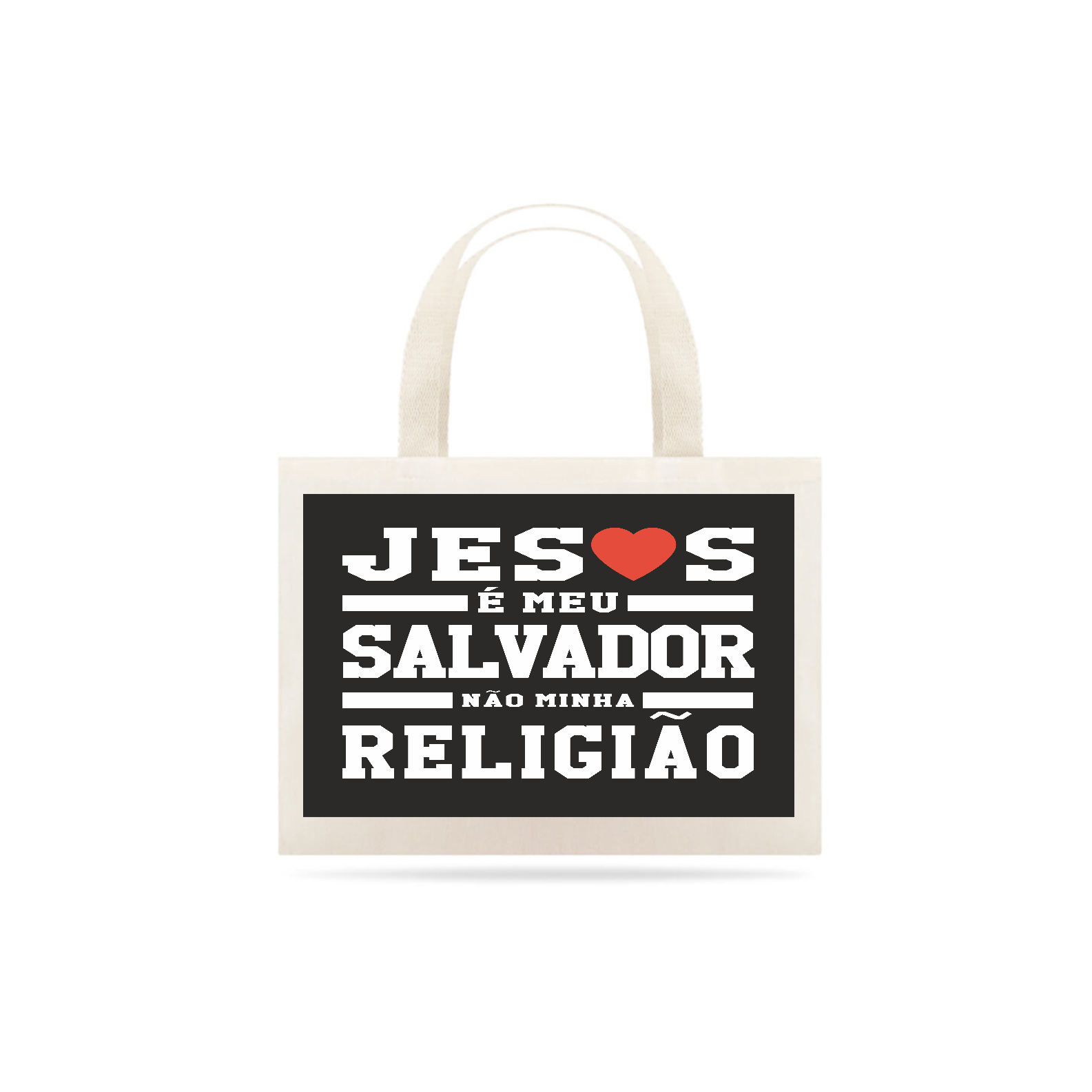 Eco Bag Jesus é meu Salvador não minha religião