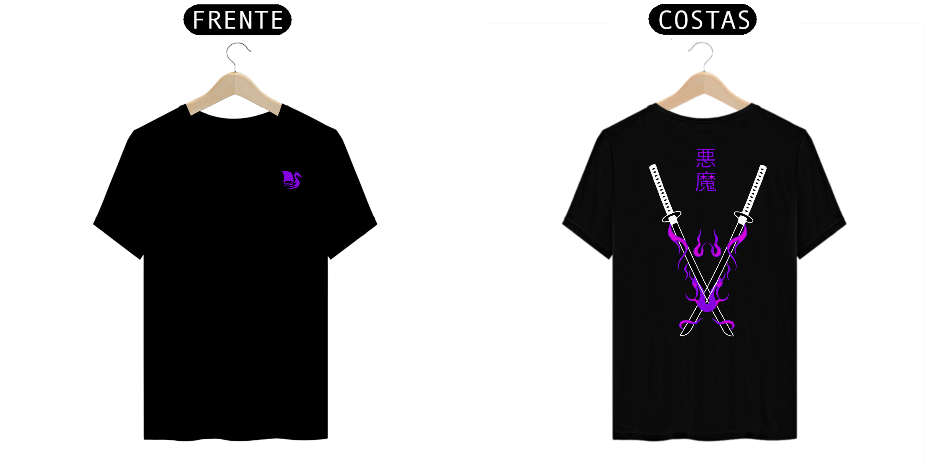 Camiseta On in Gate Katanas - Bicolor