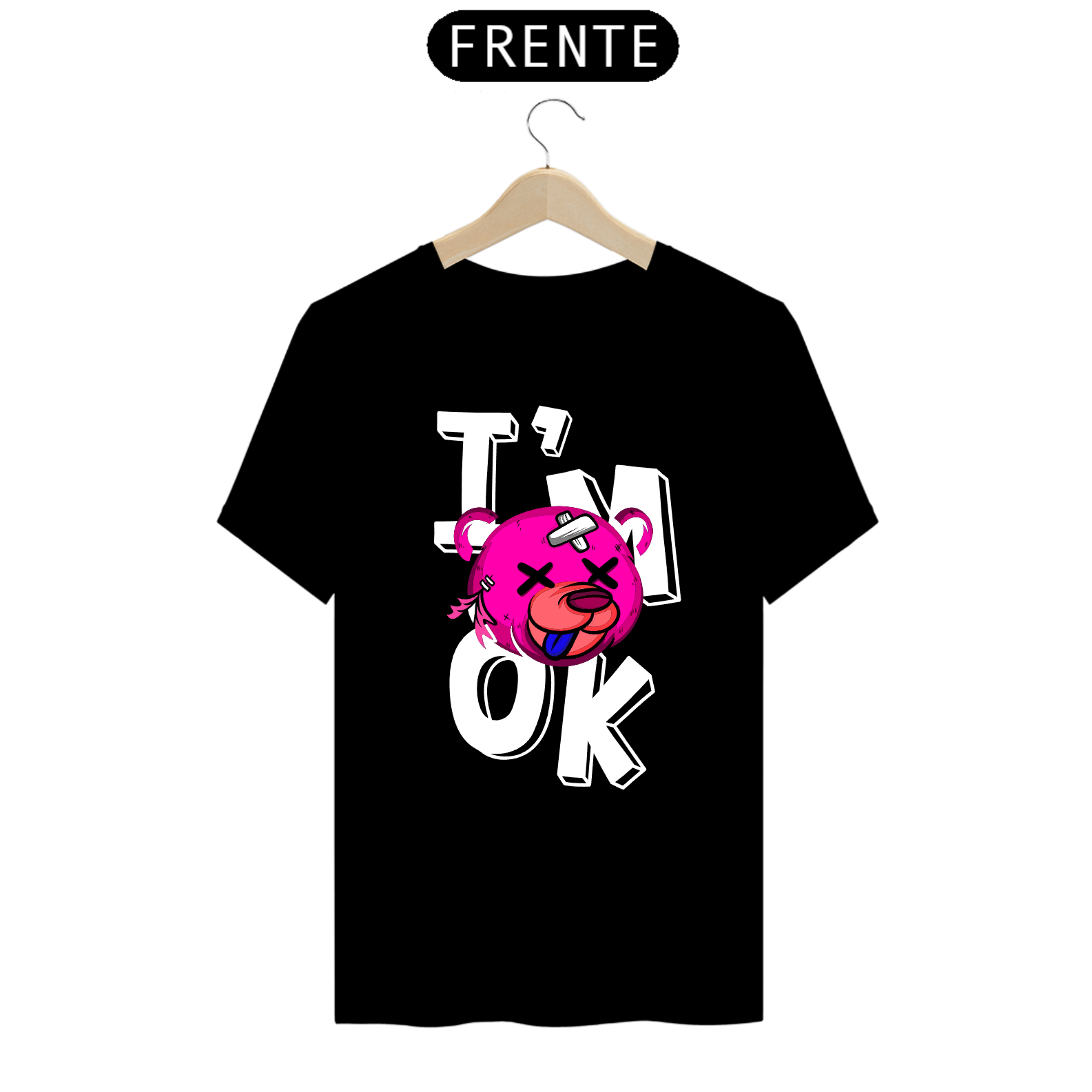Camiseta I'm OK - Preta
