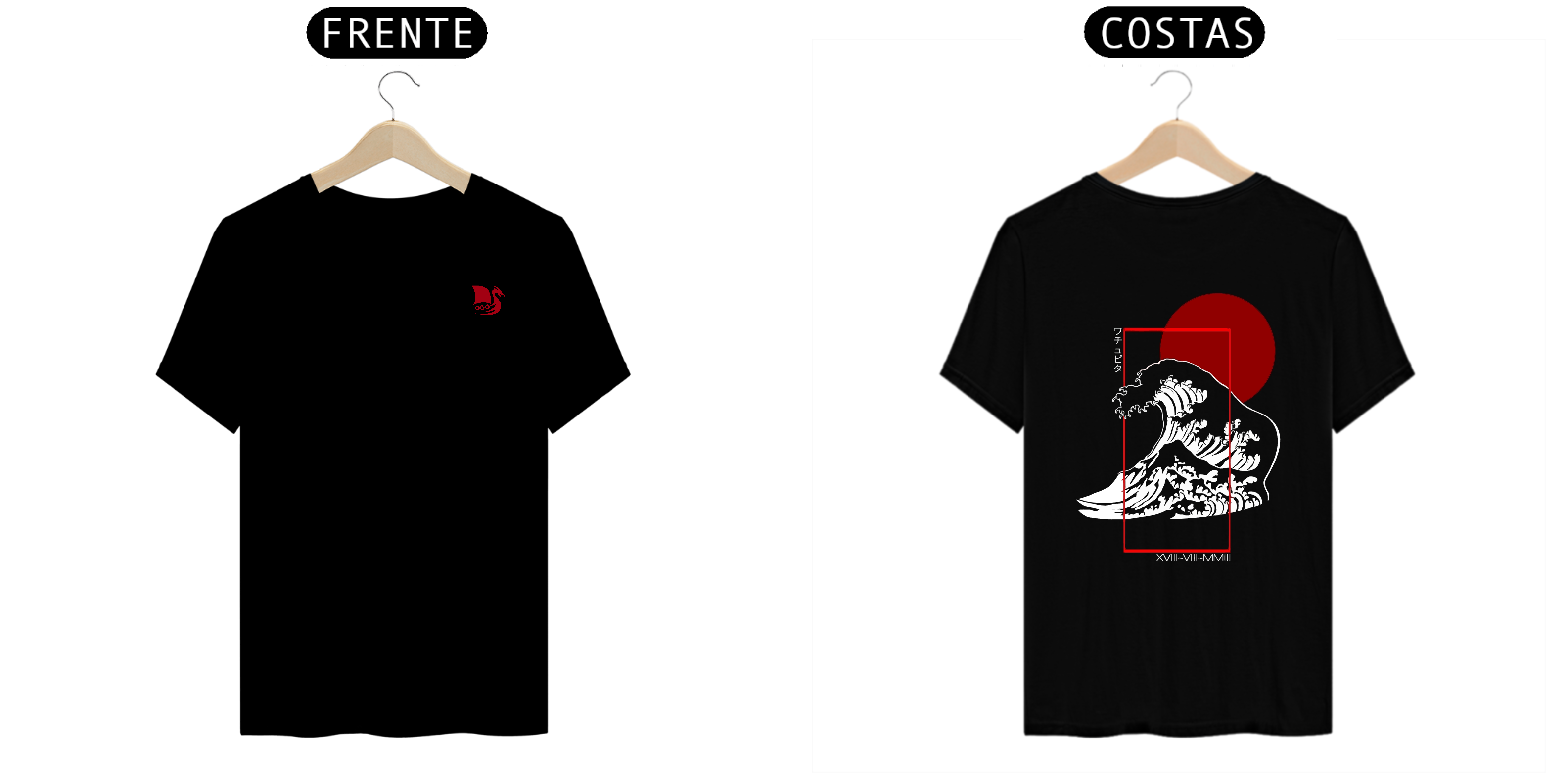 Camiseta On in Gate Onda - Preta