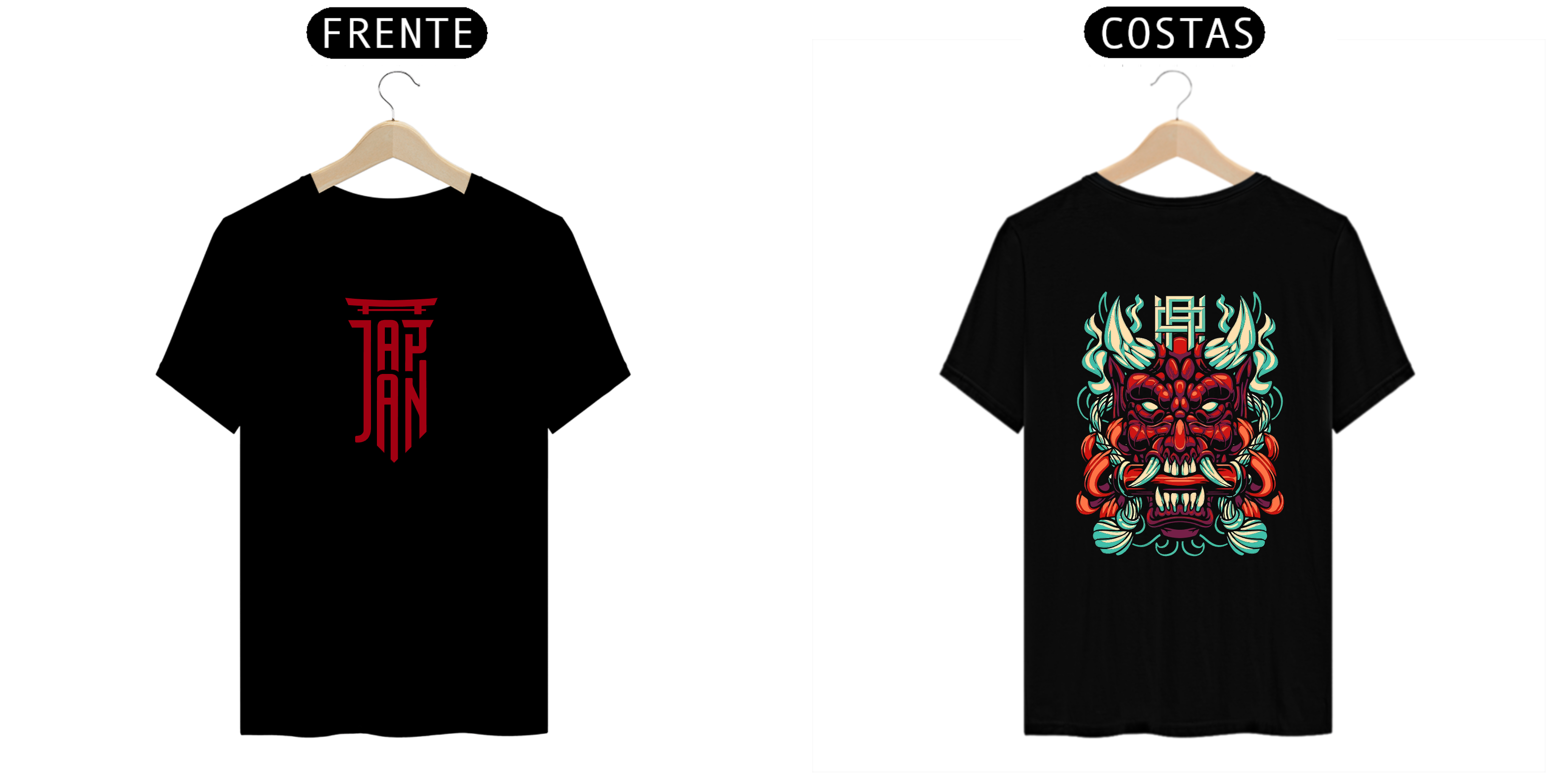 Camiseta Japan Samurai - Preto