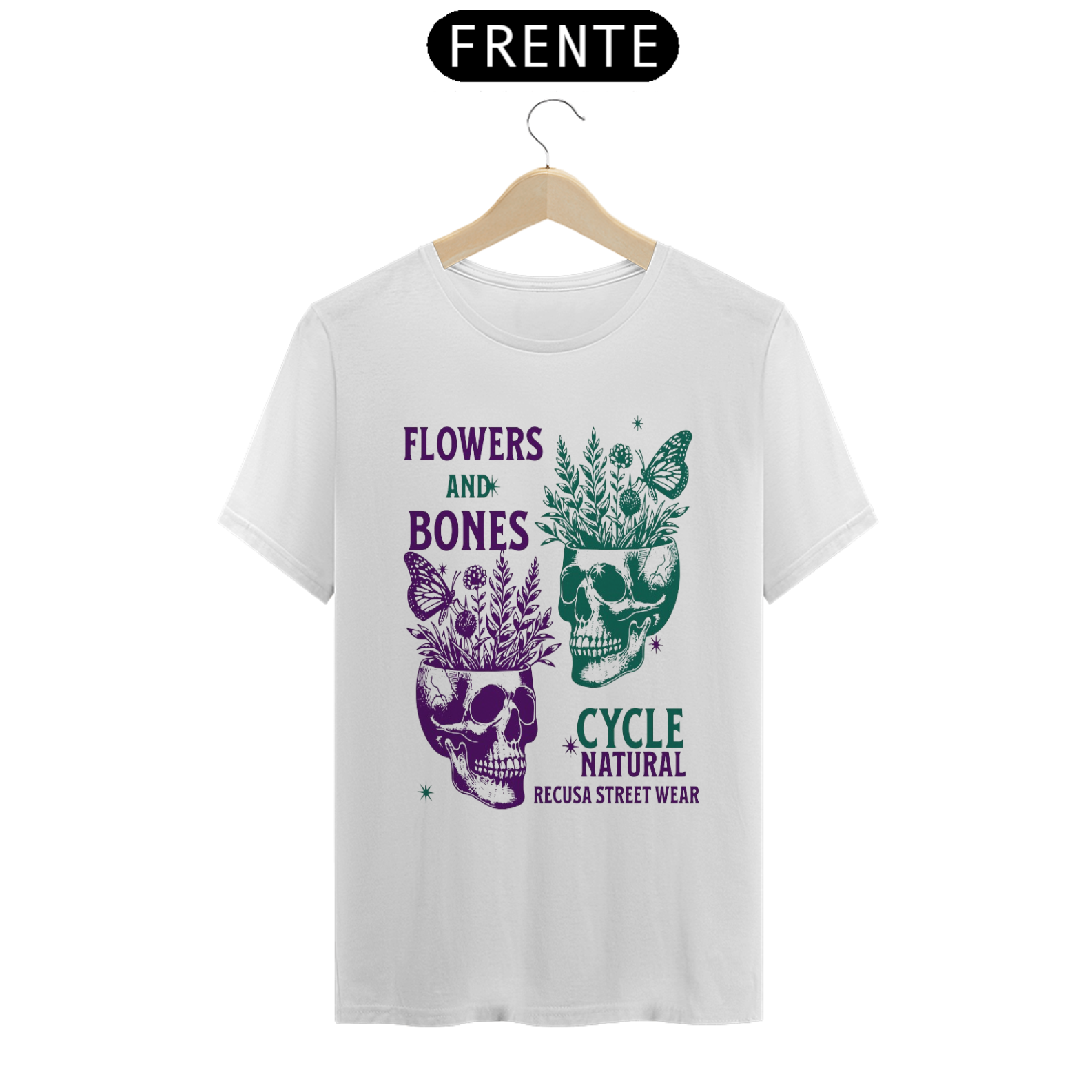 CAMISETA T-SHIRT FLOWERS