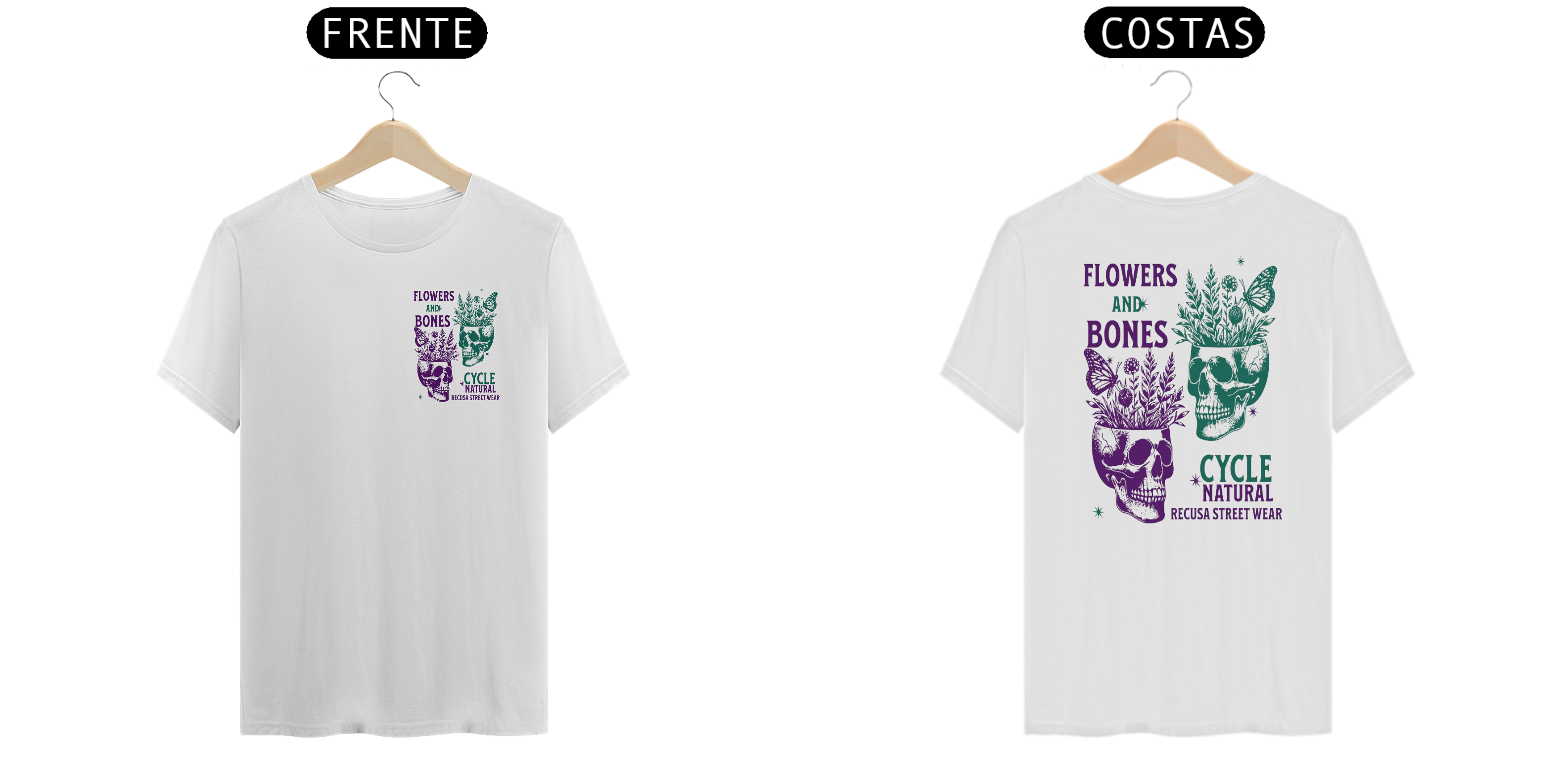 CAMISETA FRENTE E VERSO