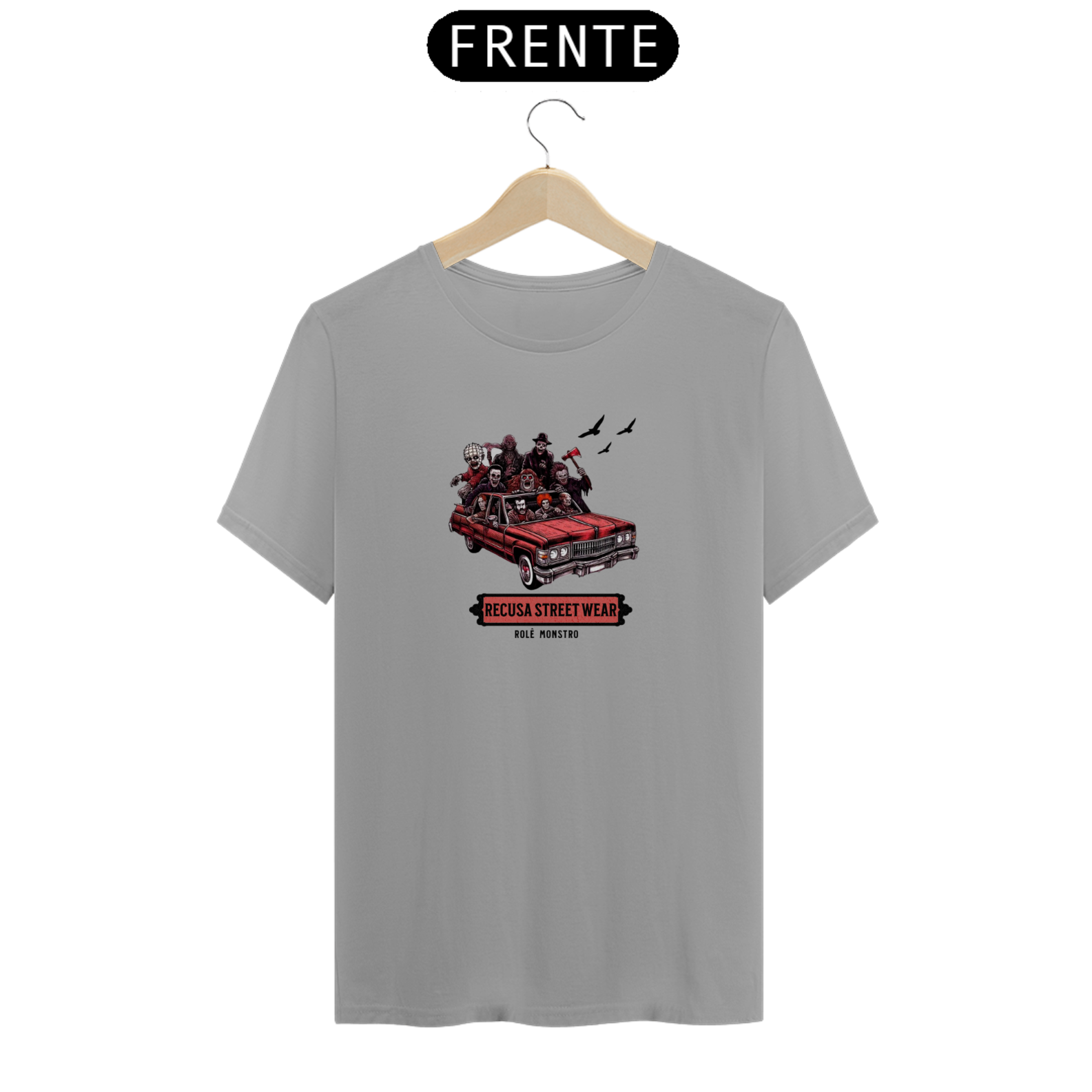 Camiseta quality role monstro