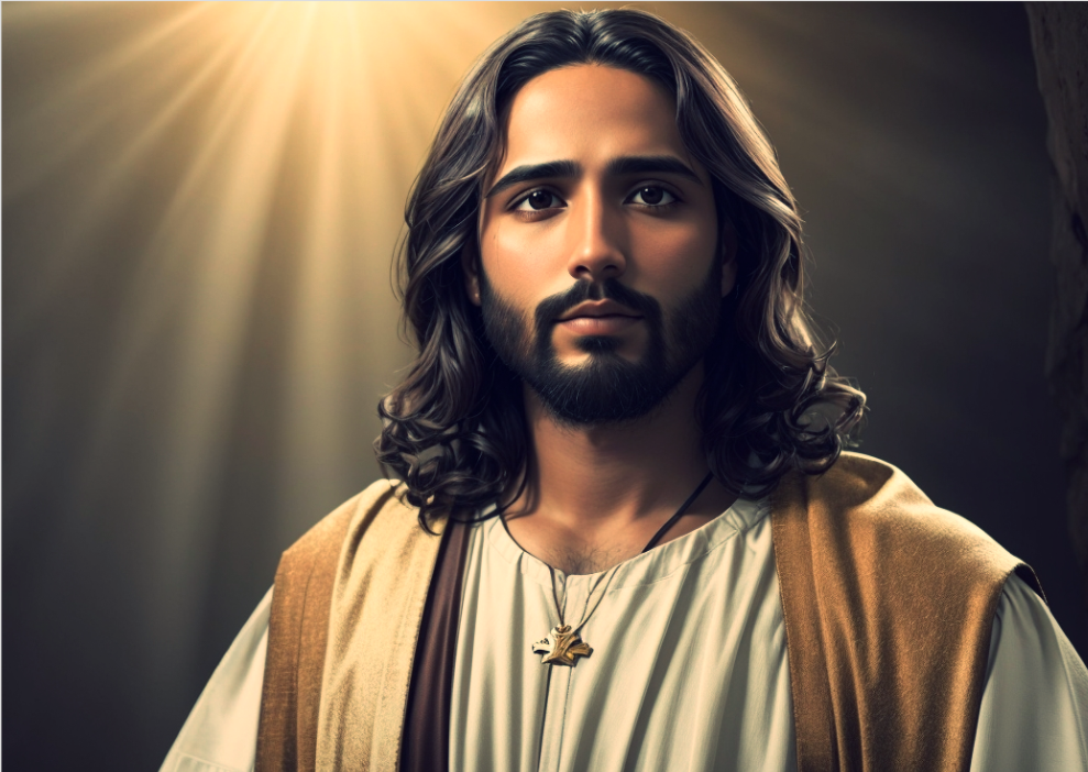 Jesus cristo desenho a mão