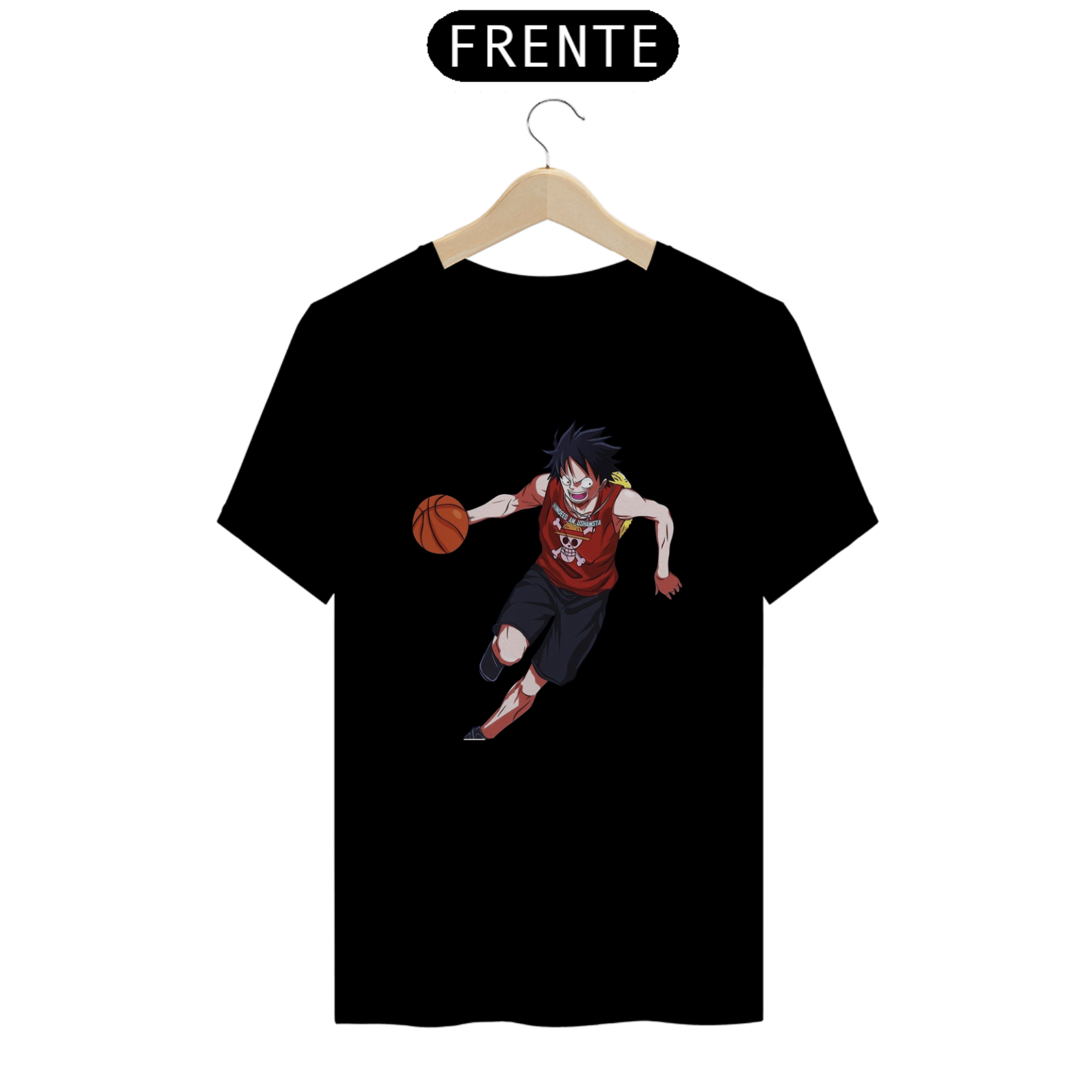 Camisa Luffy Jogando Basquete