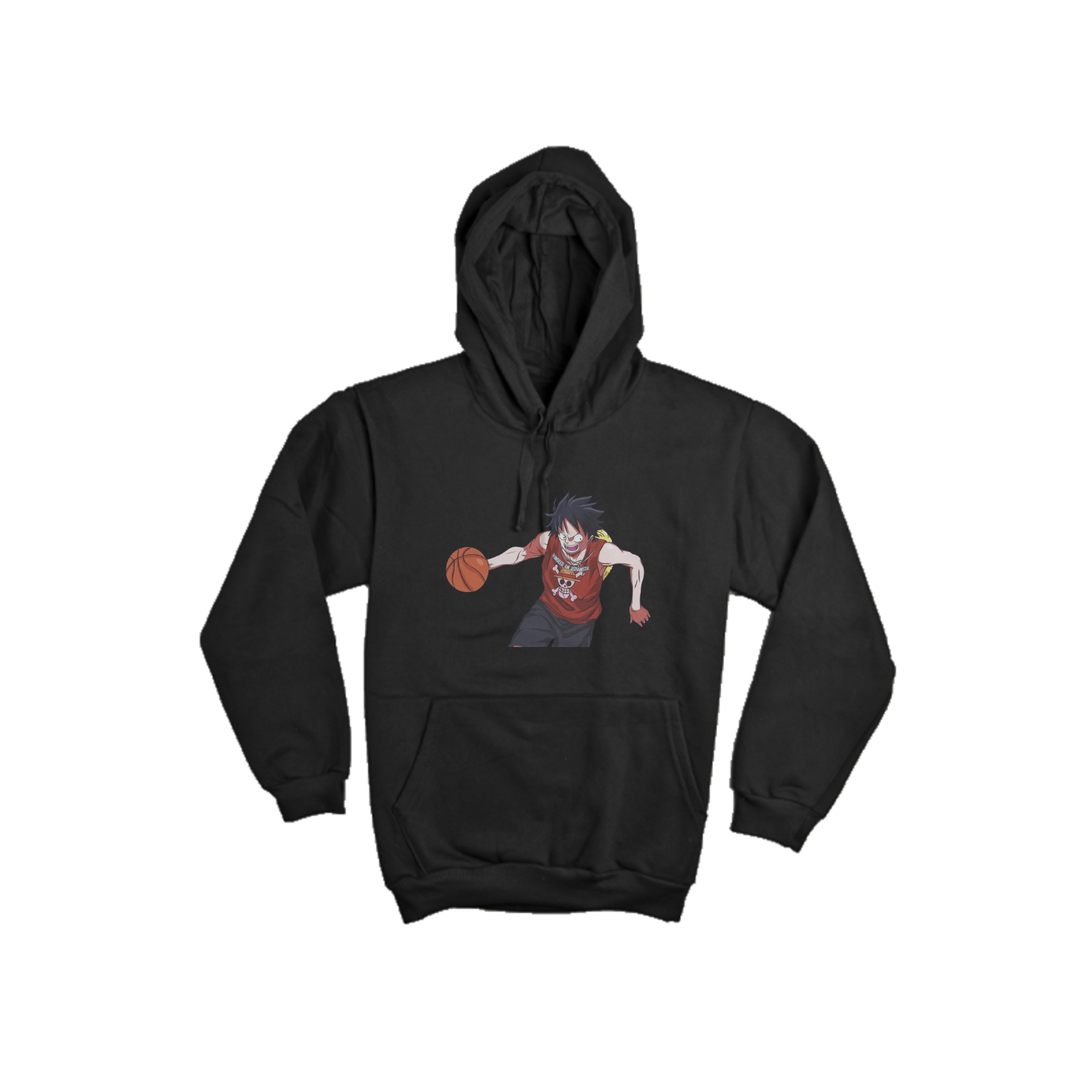 Moletom Com Capuz Luffy Jogando Basquete