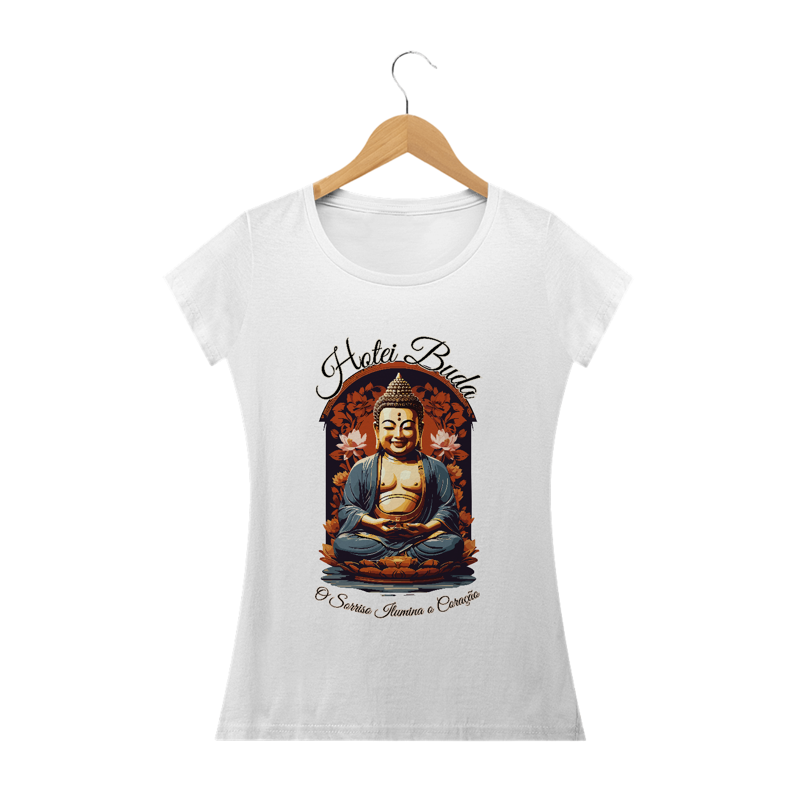 Camiseta Baby Look Buda Hotei 05
