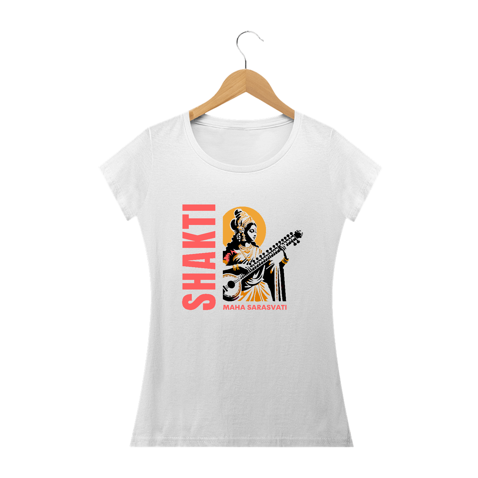 Camiseta Baby Look Maha Sarasvati - Shakti