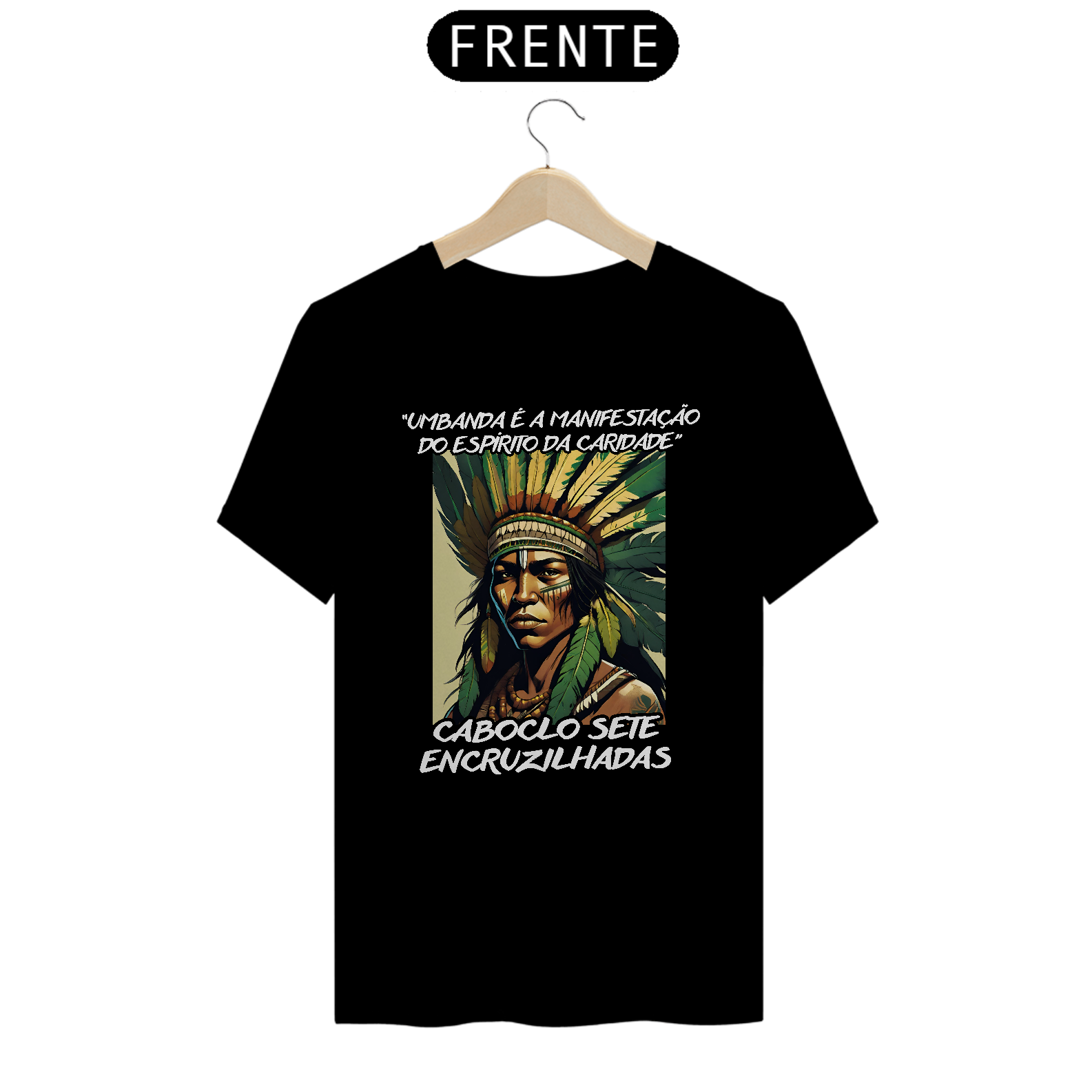 Camiseta Unissex Caboclo 7 Encruzilhadas 08
