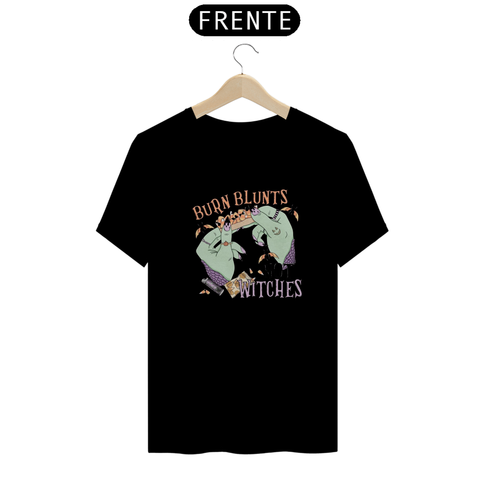 Camiseta Burn Blunt Not Witches