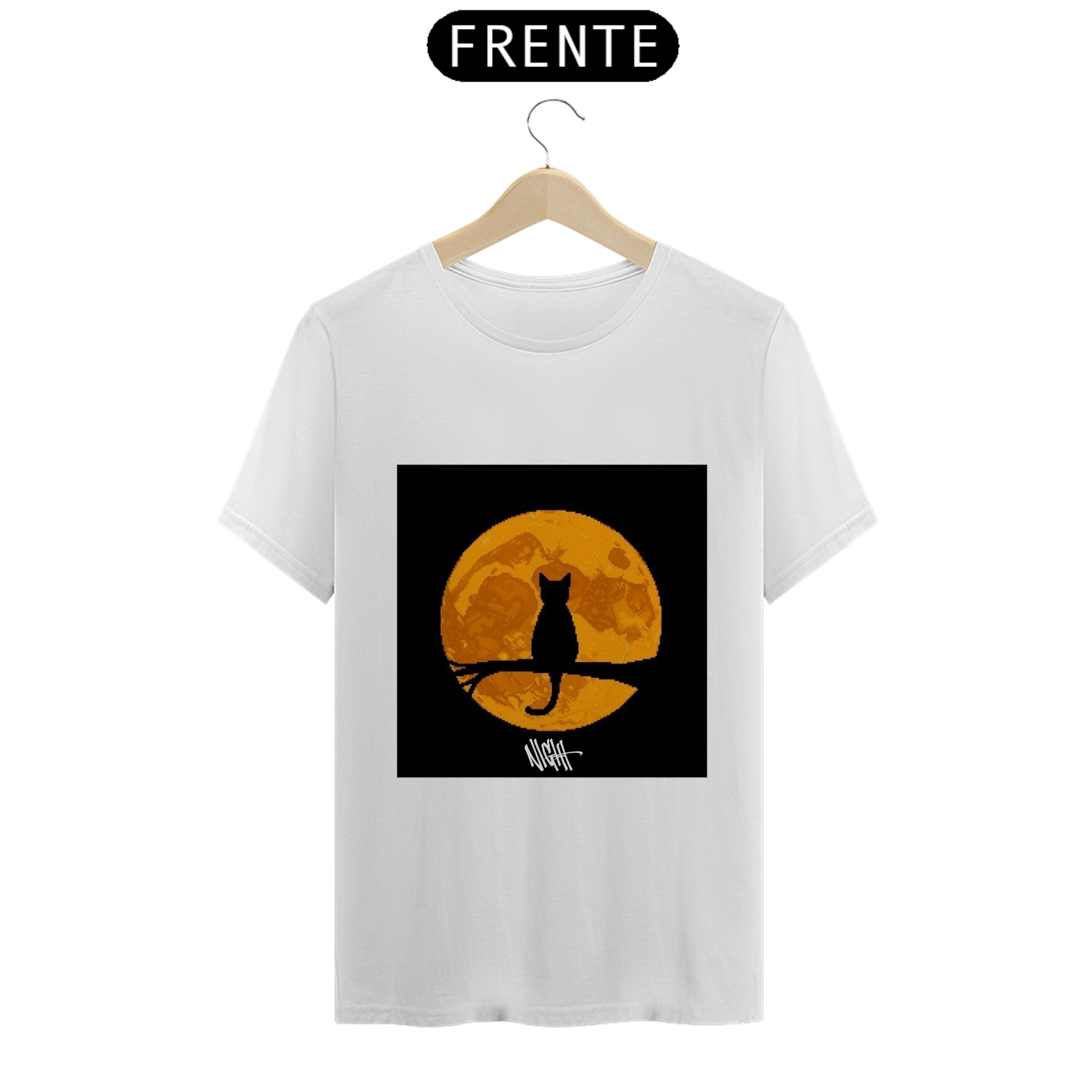 Nome do produto  Camisa - Night Cat