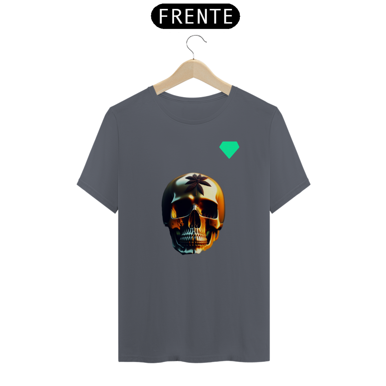 caiseta t-shirt caveira C&E