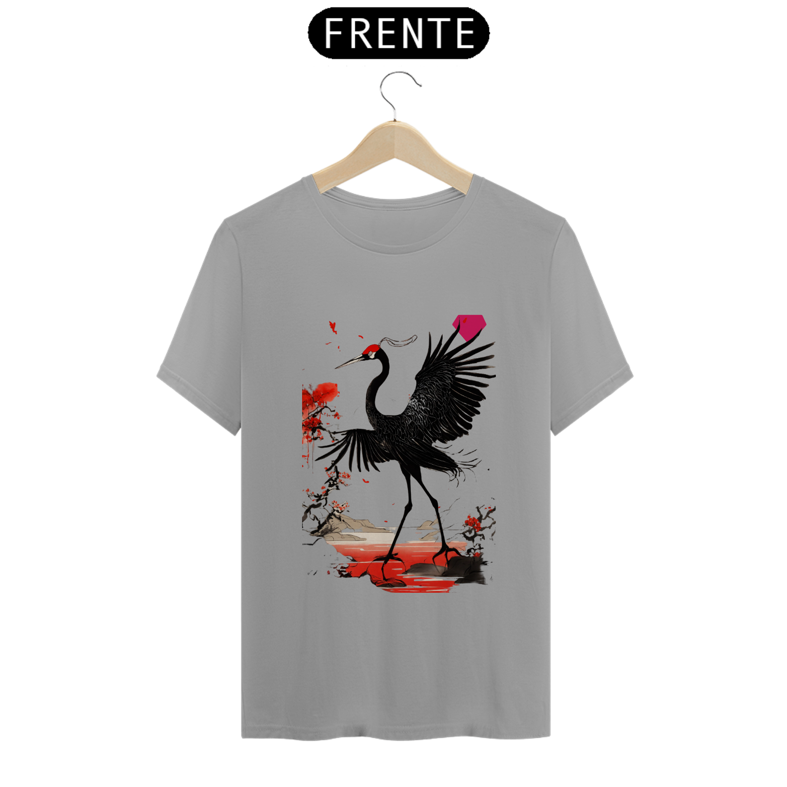 T-SHIRT FLAMINGO C&E CHIQUE ELEGANTE