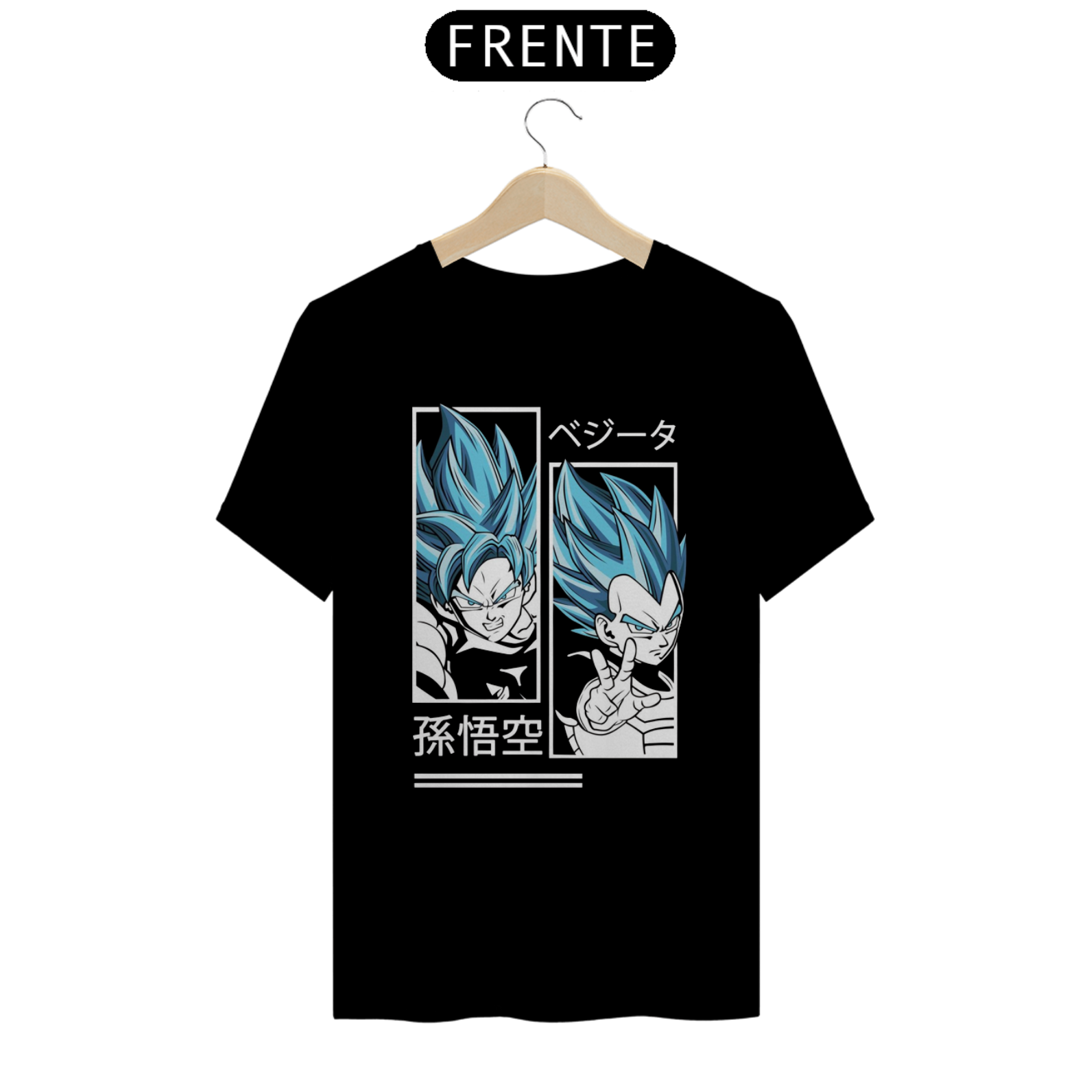 Nome do produto  Camiseta Goku e Vegeta Unissex