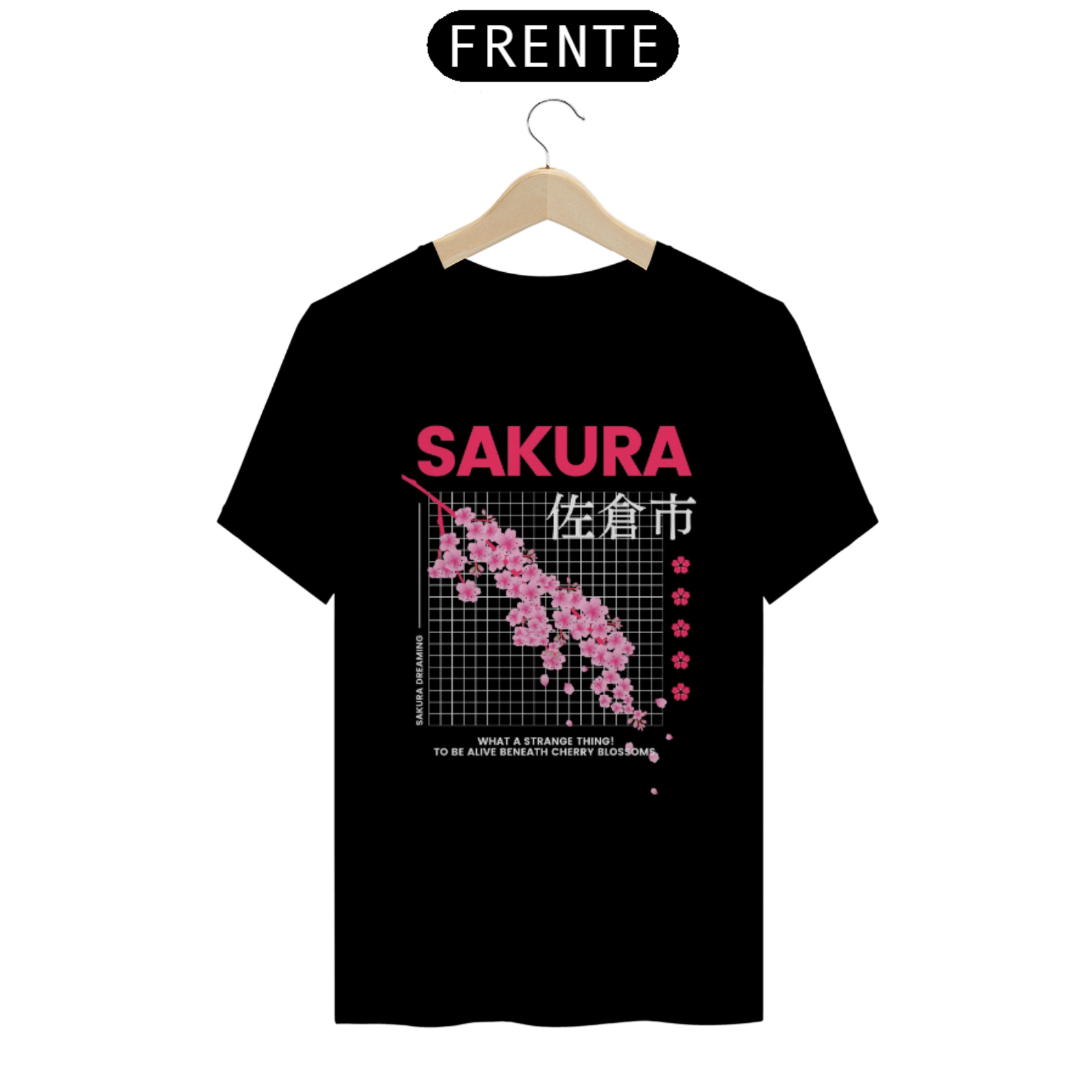 Nome do produto  Camiseta Sakura Unissex