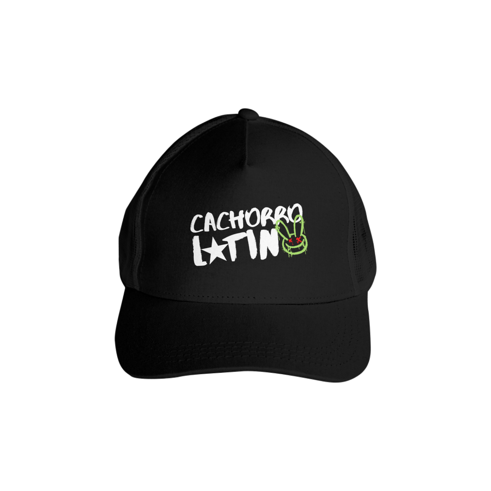 Boné Prime com Tela Cachorro Latino Preto