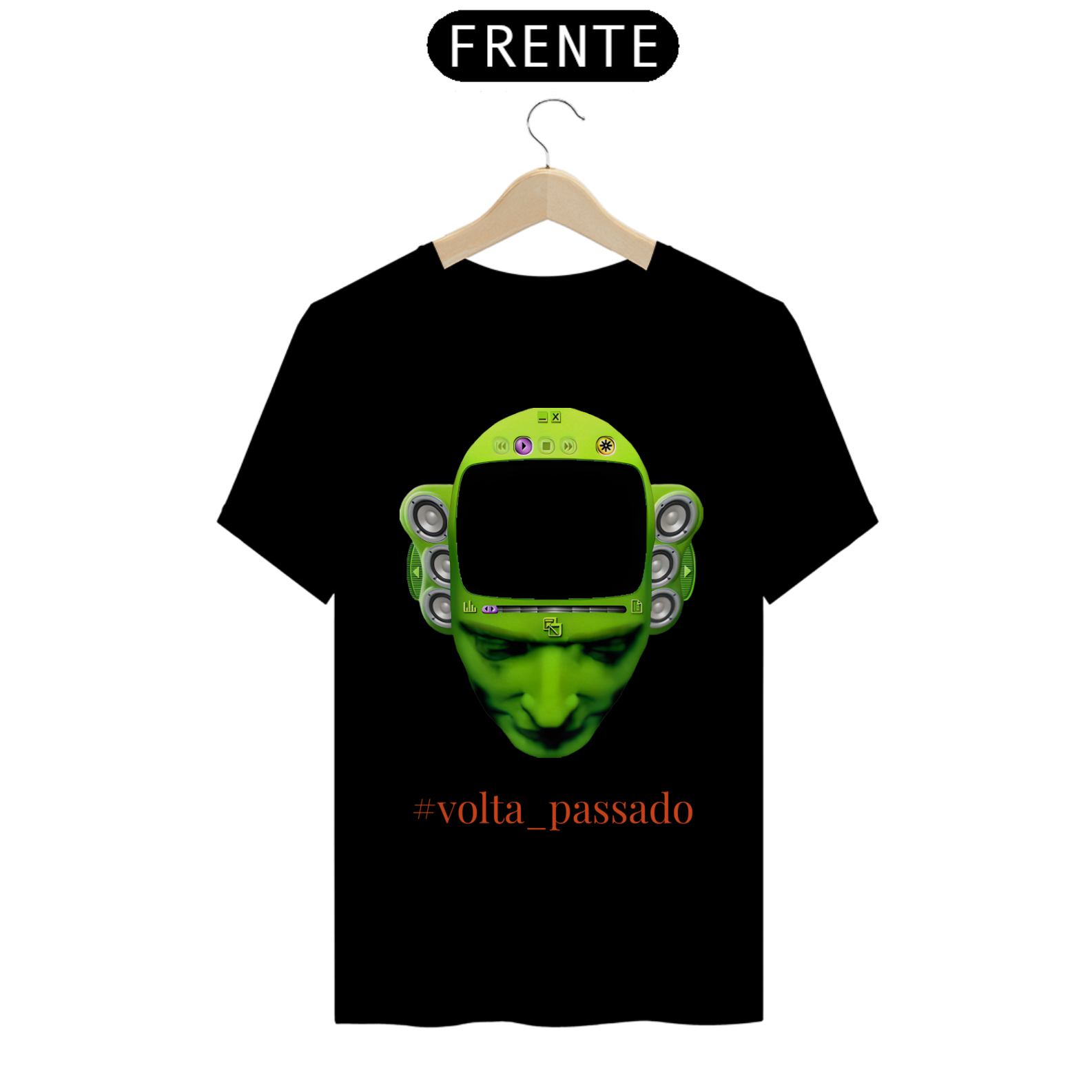 Camiseta  - #volta_passado (01 - Escuras )