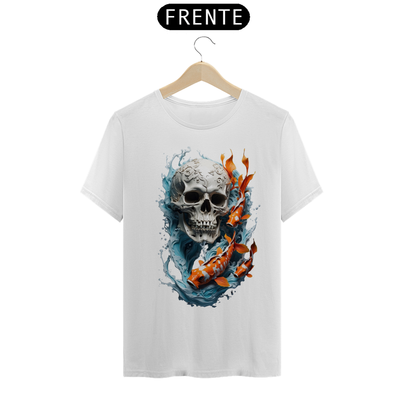 Camiseta Caveira Aquatica