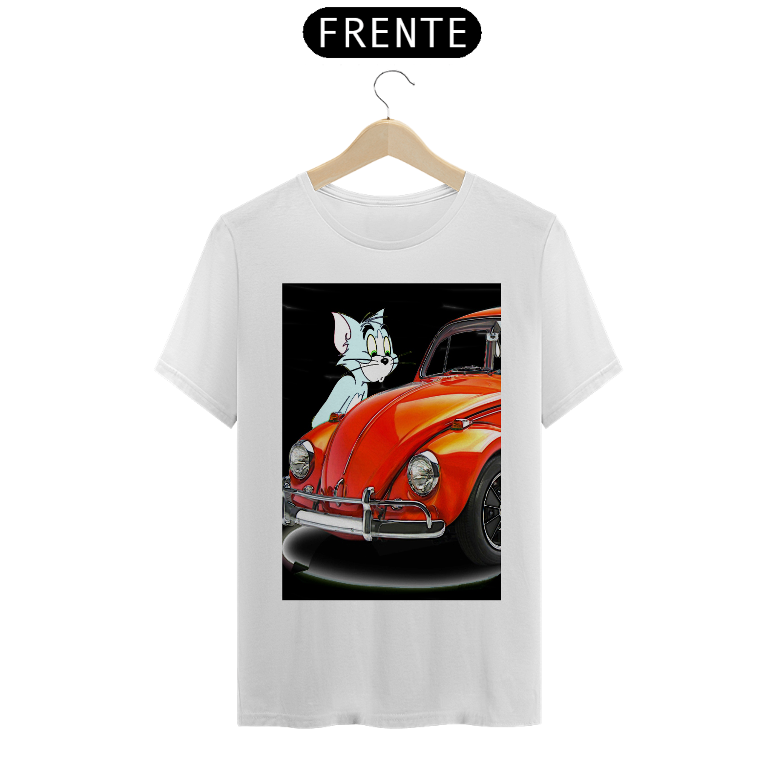 Camiseta Fusca Tom (Tom e Jerry)