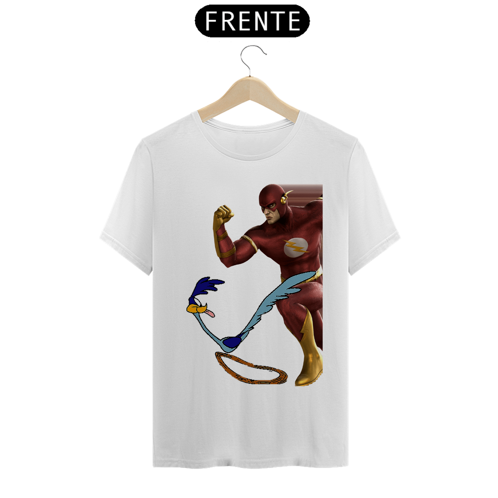 Camiseta Flash Vs Papa-Léguas