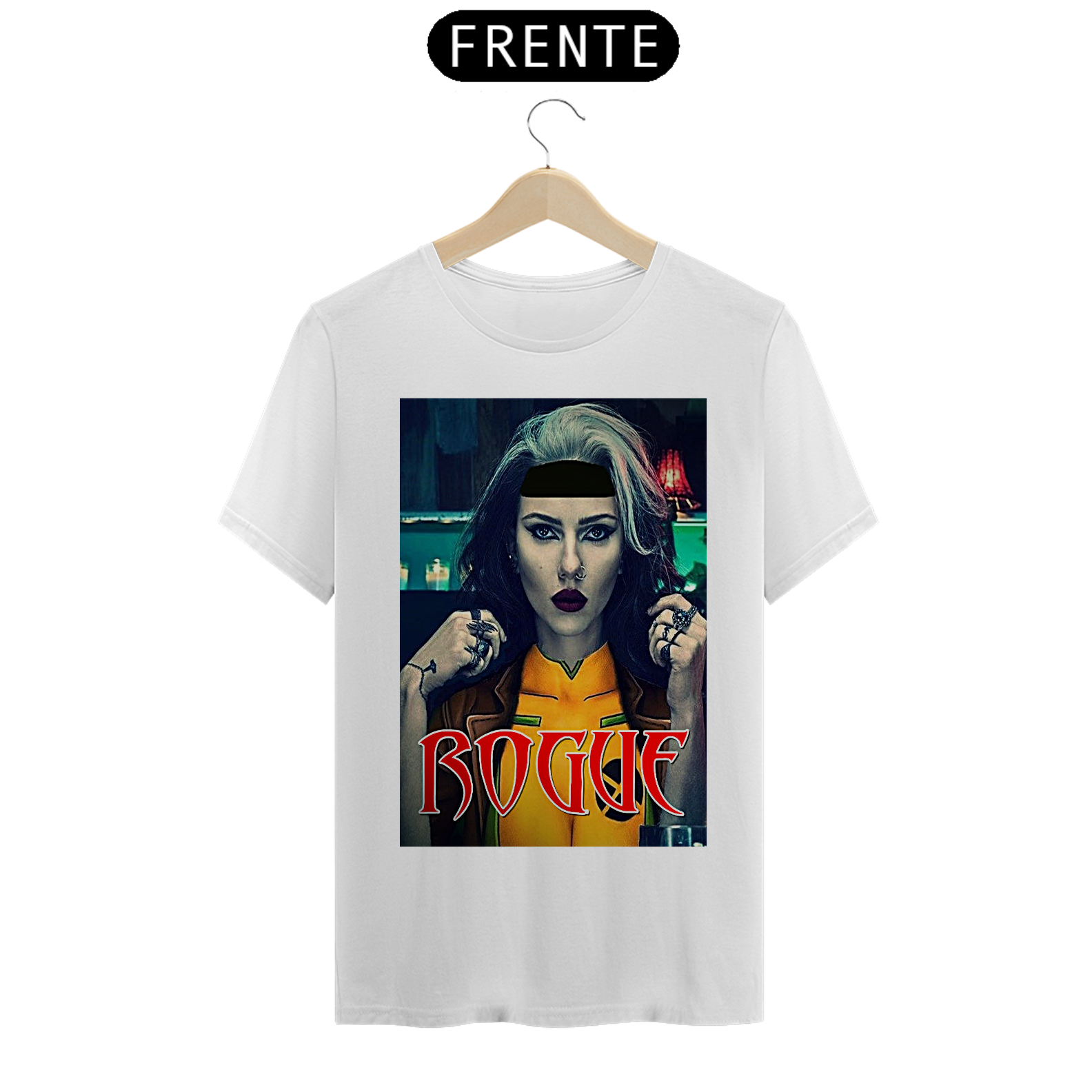 Camiseta Sccarlett Johansson Rogue/Vampira (X-Men)