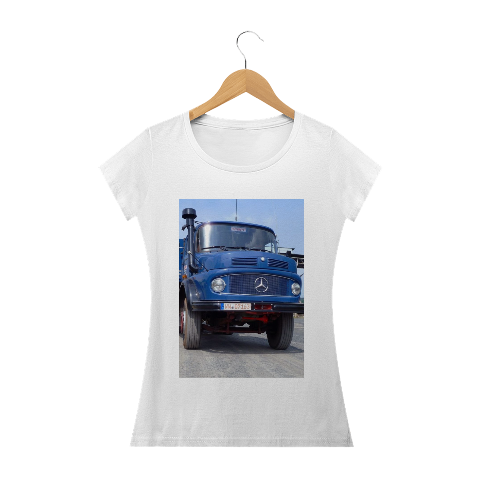 Camiseta Caminhão Mercedes Feminina
