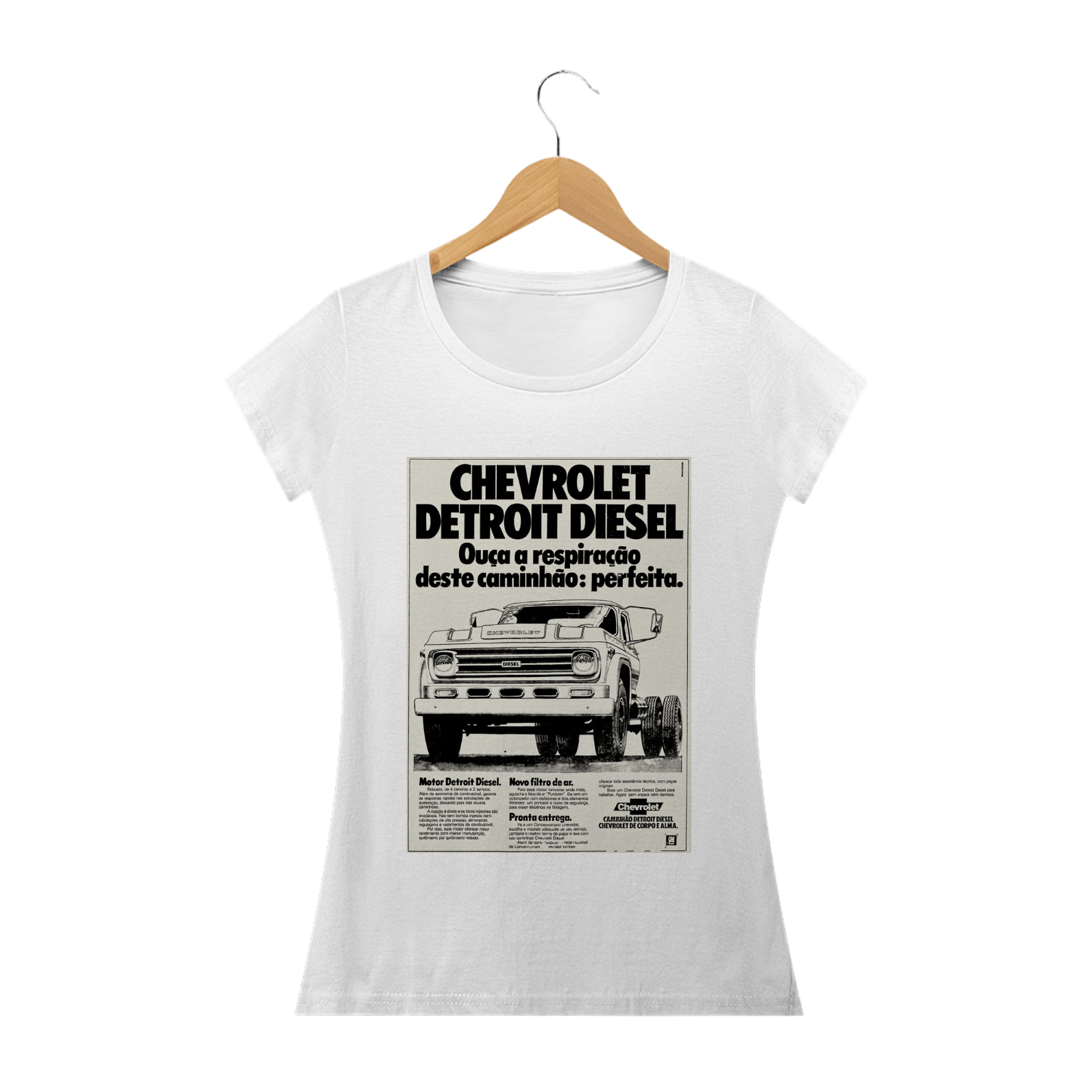 Camiseta Caminhão Chevrolet Feminina