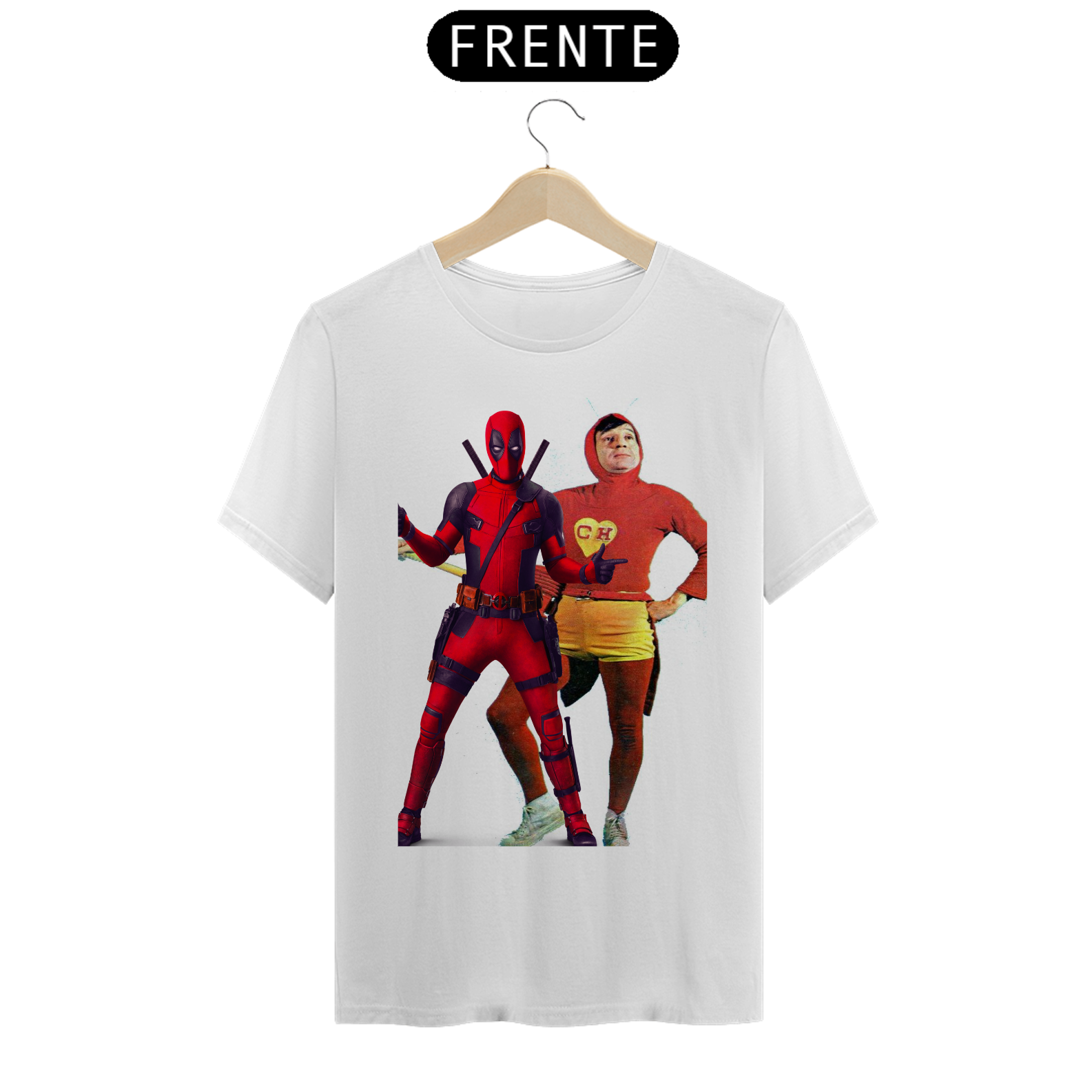 Camiseta Dead Pool E Chapolin 