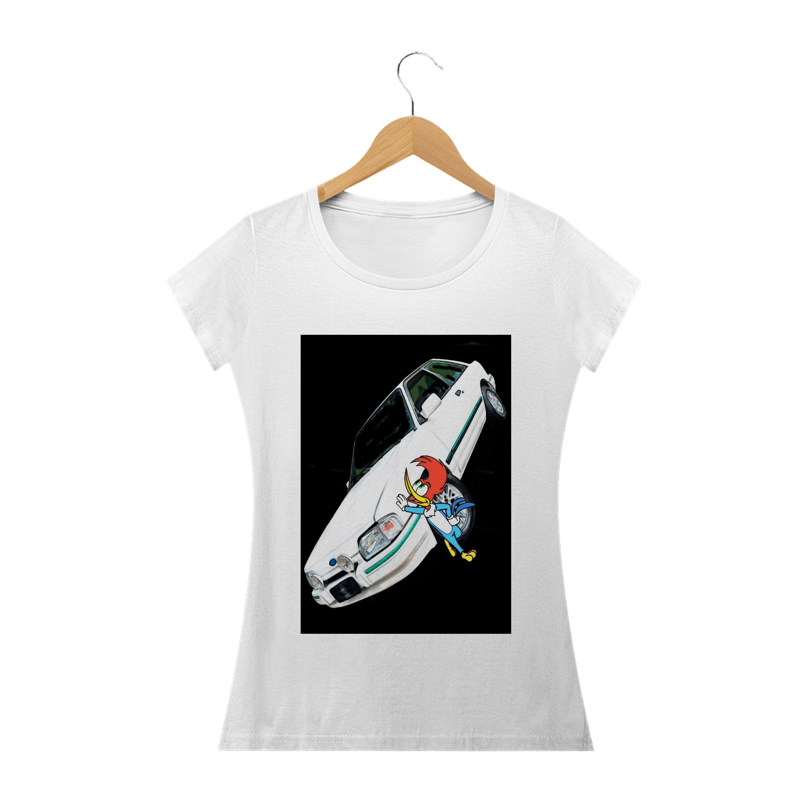 Camiseta Escort Pica Pau Feminina