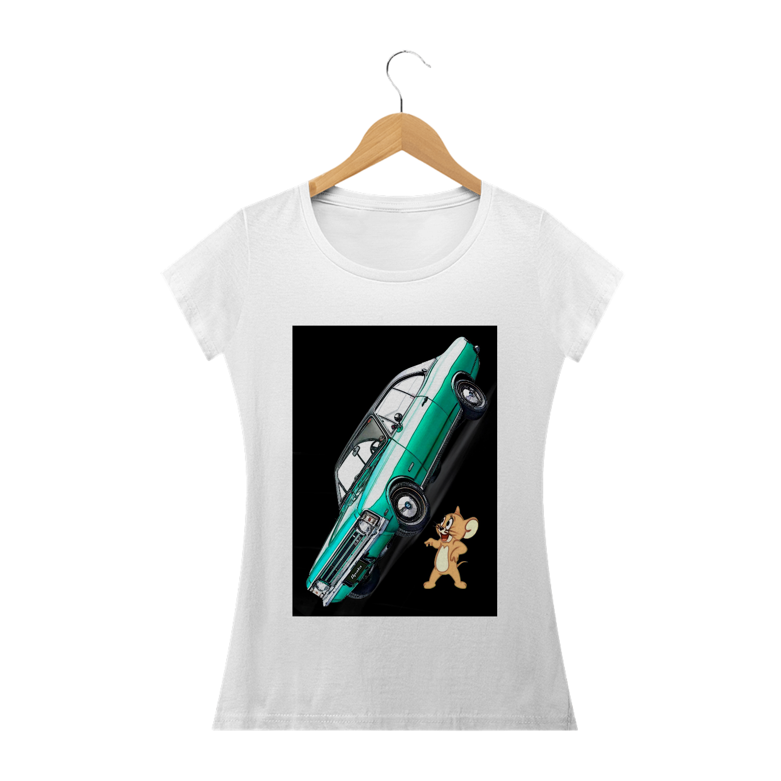 Camiseta Opala Jerry (Tom e Jerry) Feminina