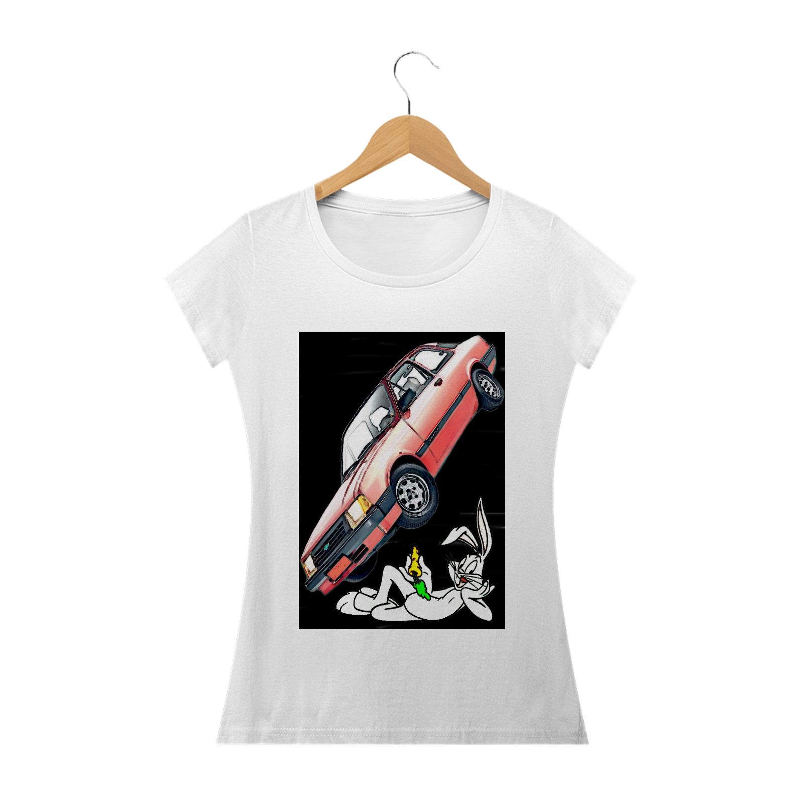 Camiseta Chevette Pernalonga Feminina