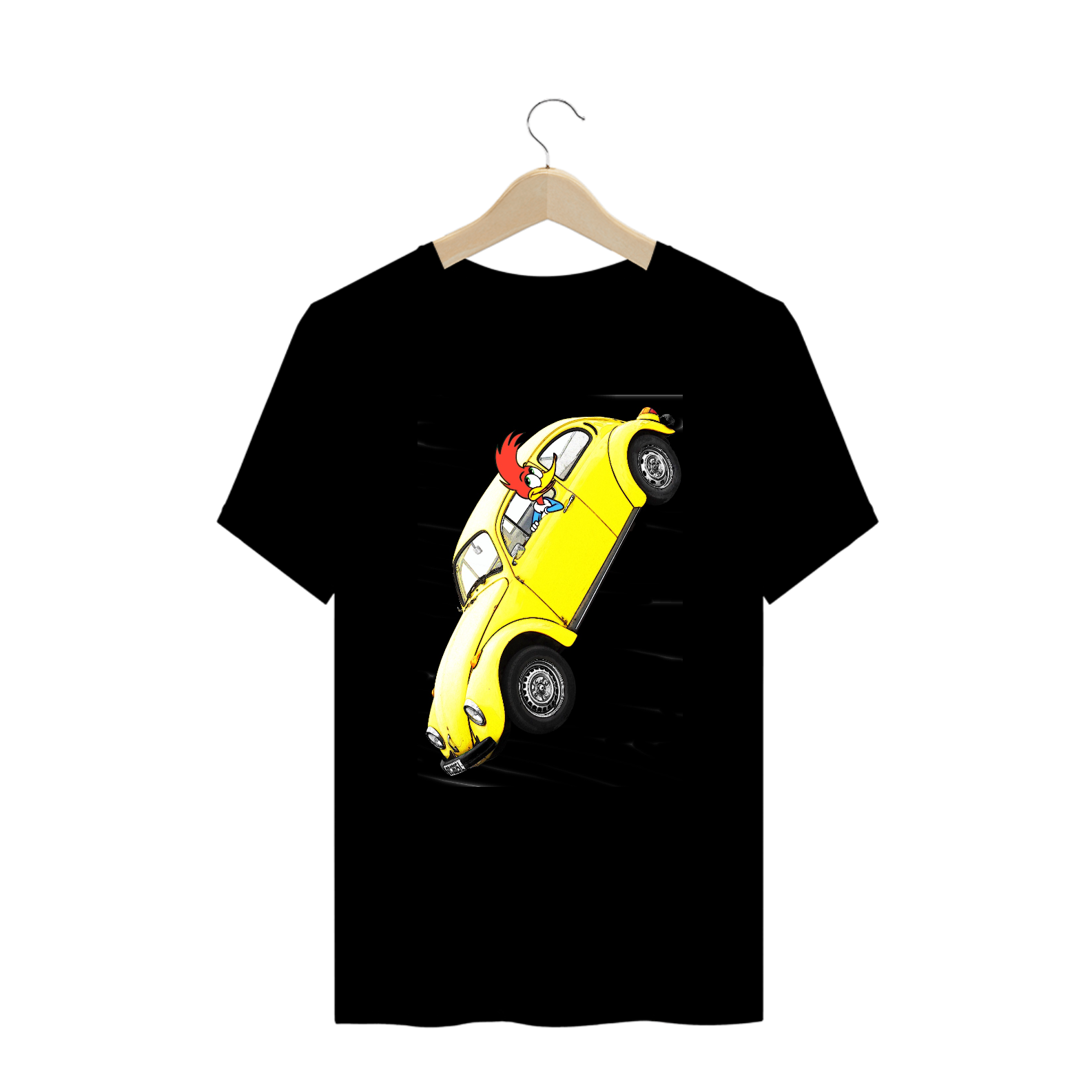 Camiseta Fusca Pica Pau Plus Size